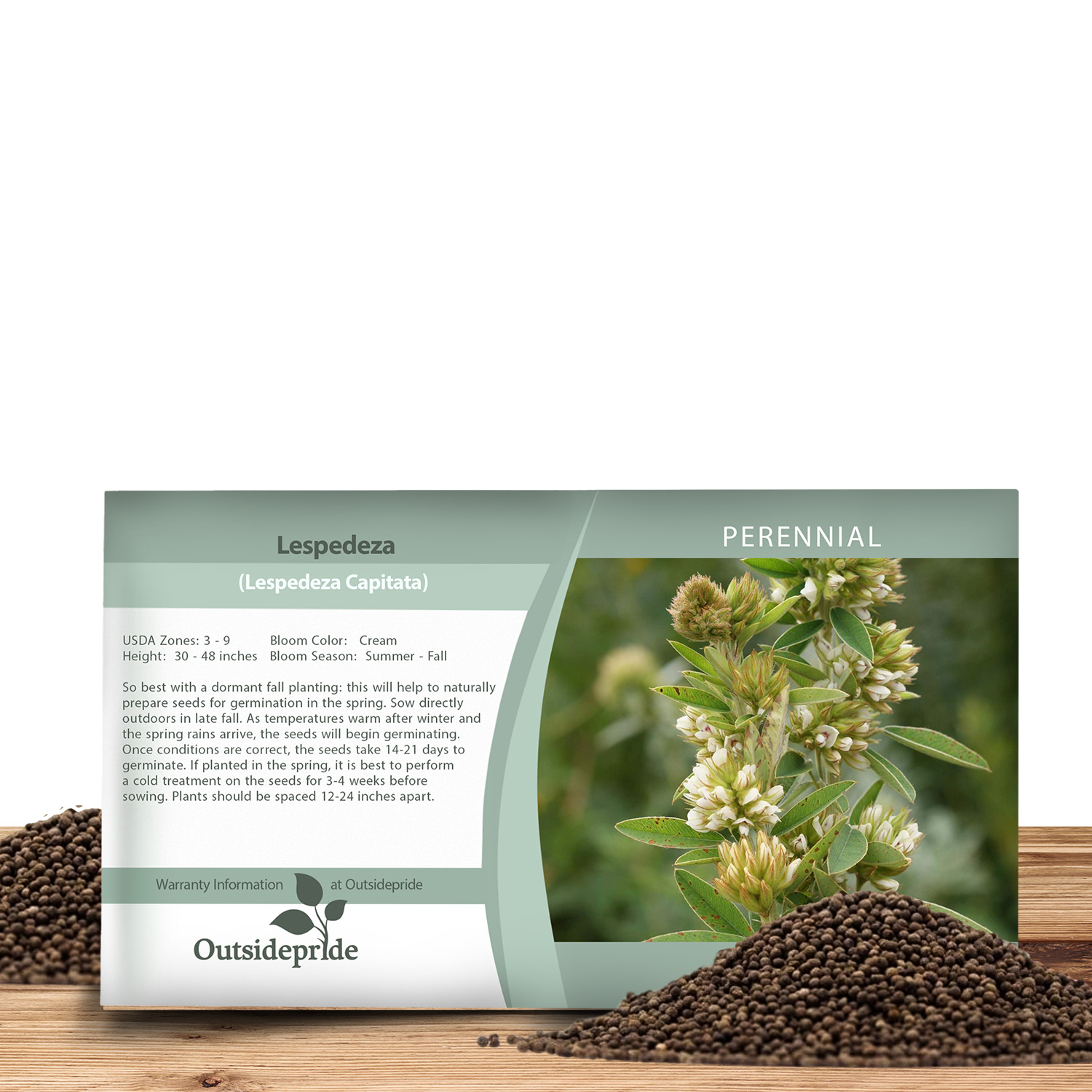 Lespedeza Capitata Seed Packet