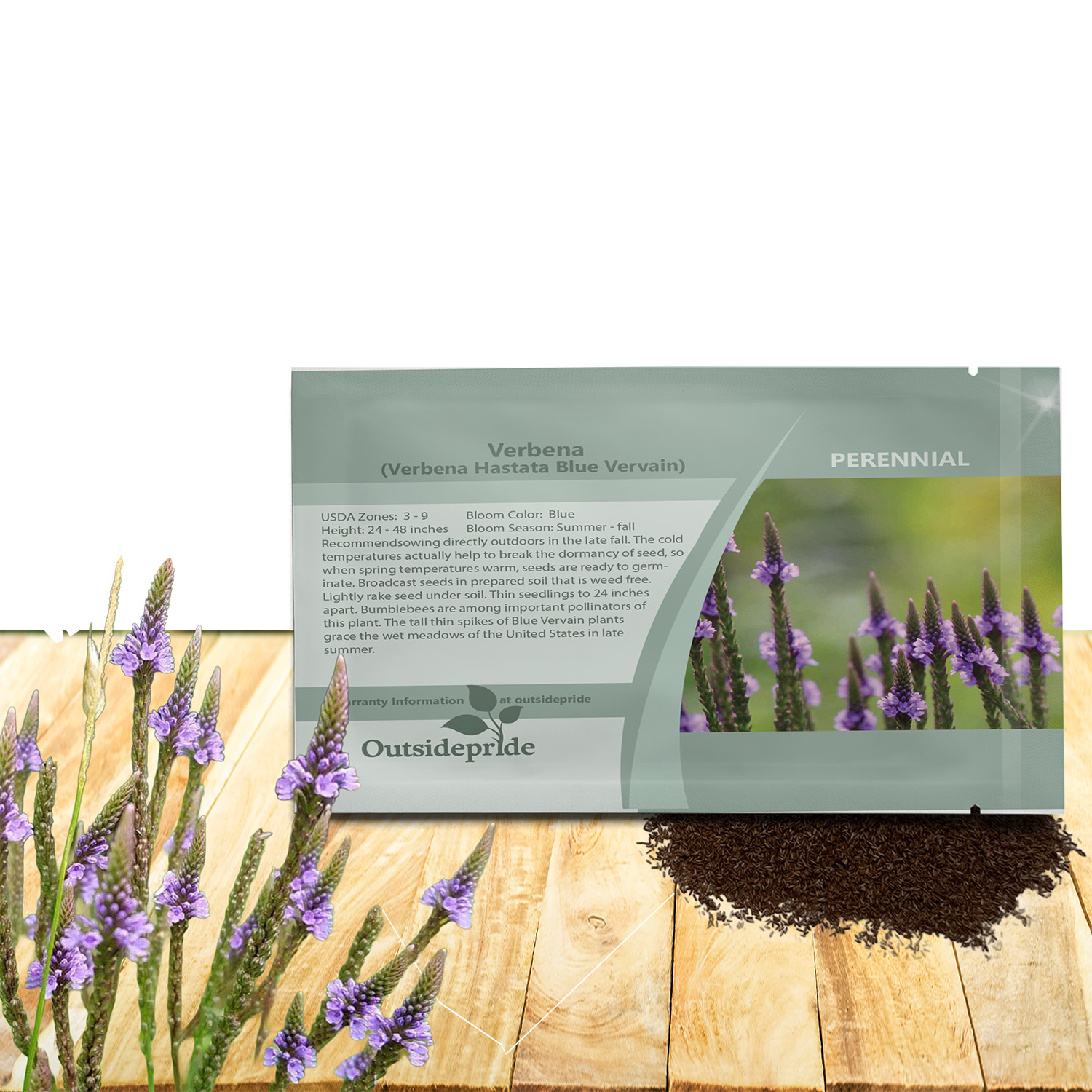 Blue Vervain Seed Packet