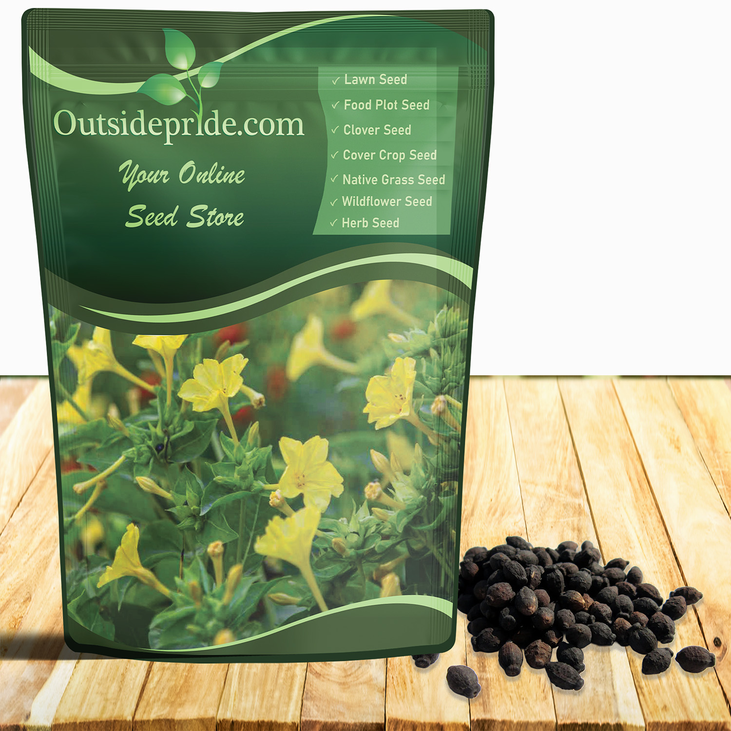 Four O'clock Yellow Seed Bag