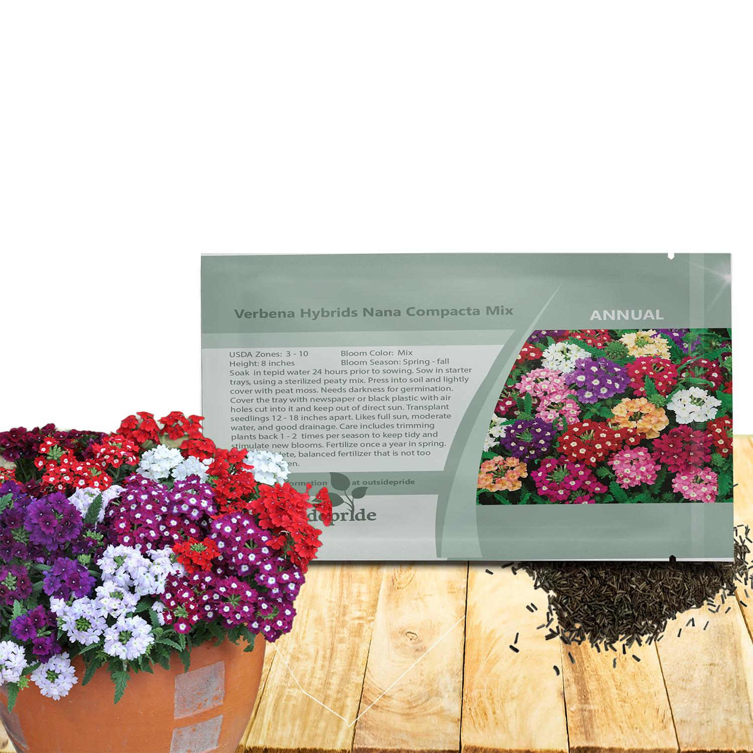 Verbena Ground Cover Seed Packet Mix