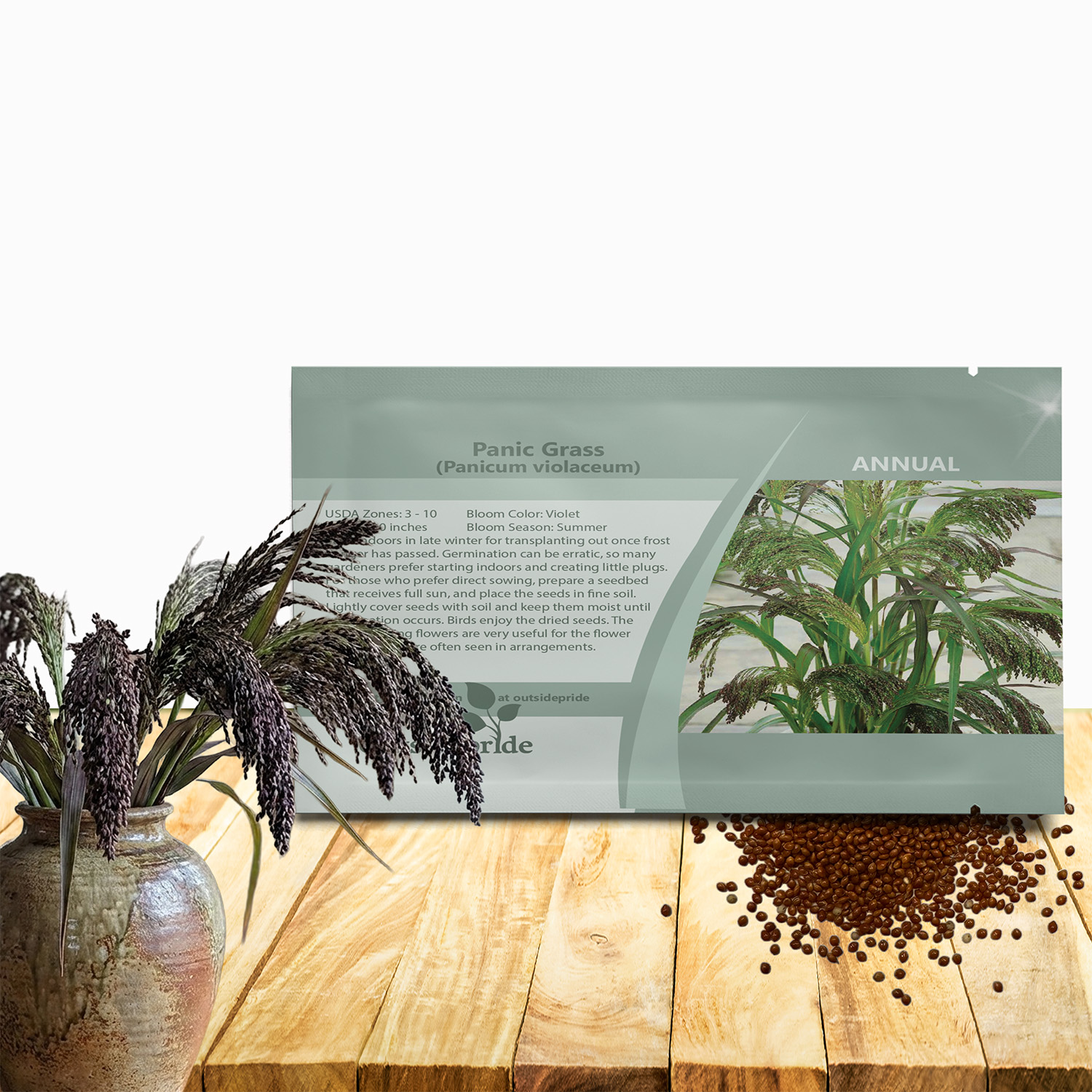 Panic Grass Seed Packet