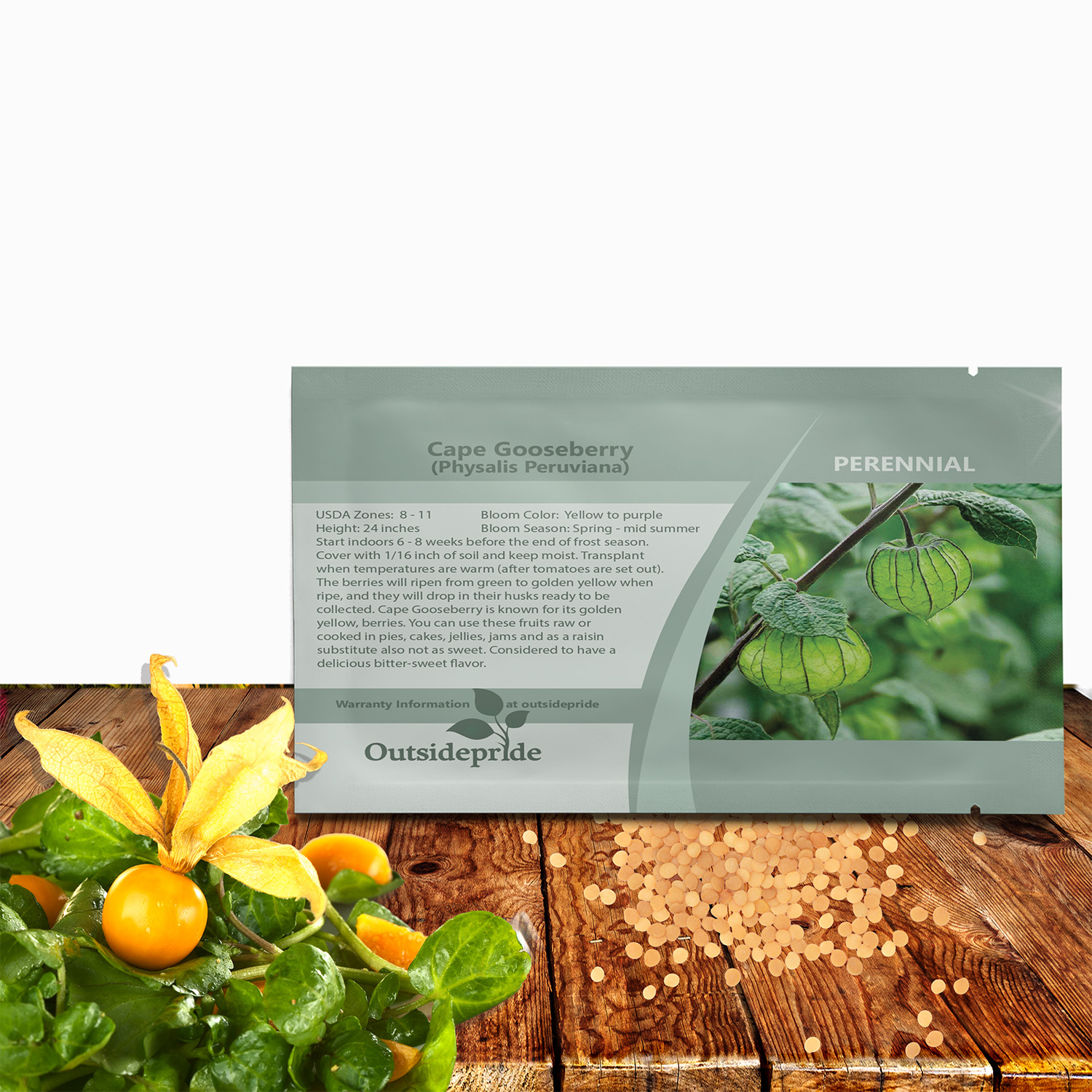 Cape Gooseberry Seed Packet For Planting