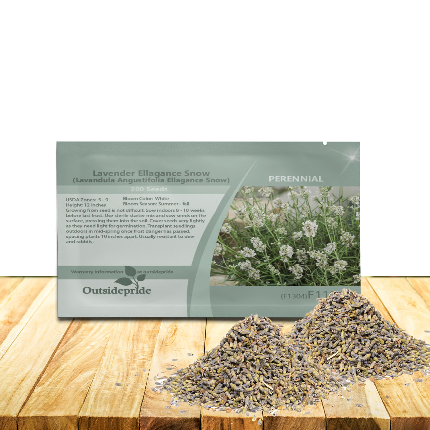 Lavender Ellagance Snow Seed Packet
