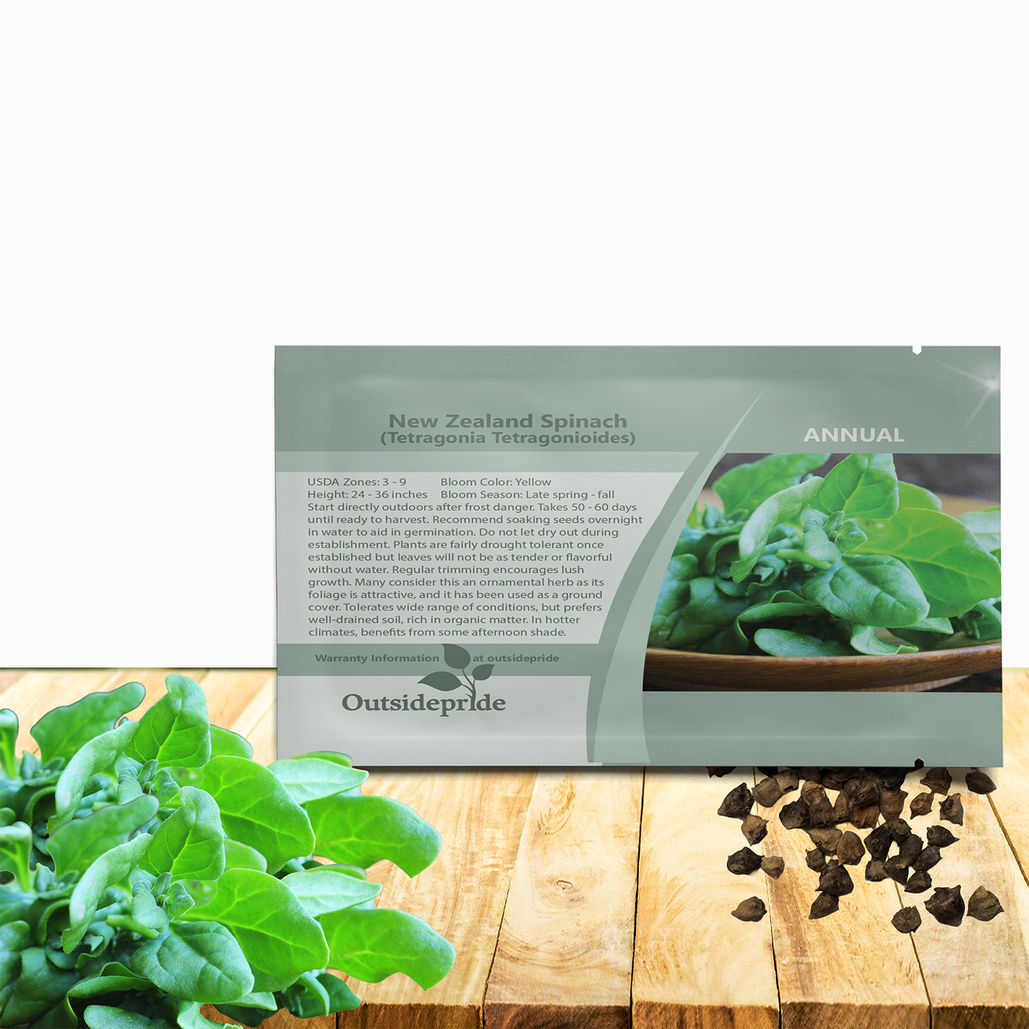 New Zealand Spinach Seed Packet