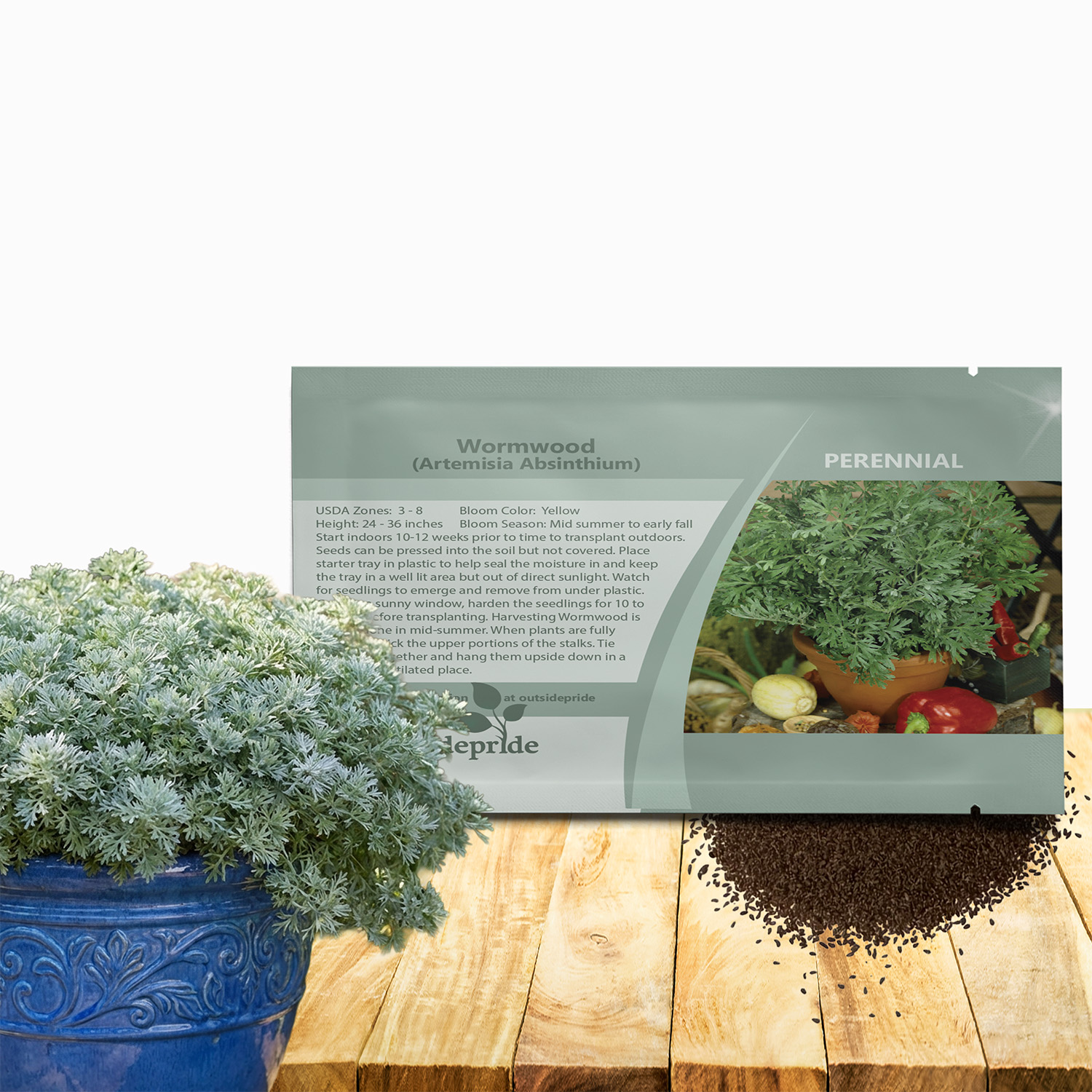 Wormwood Herb Seed Packets