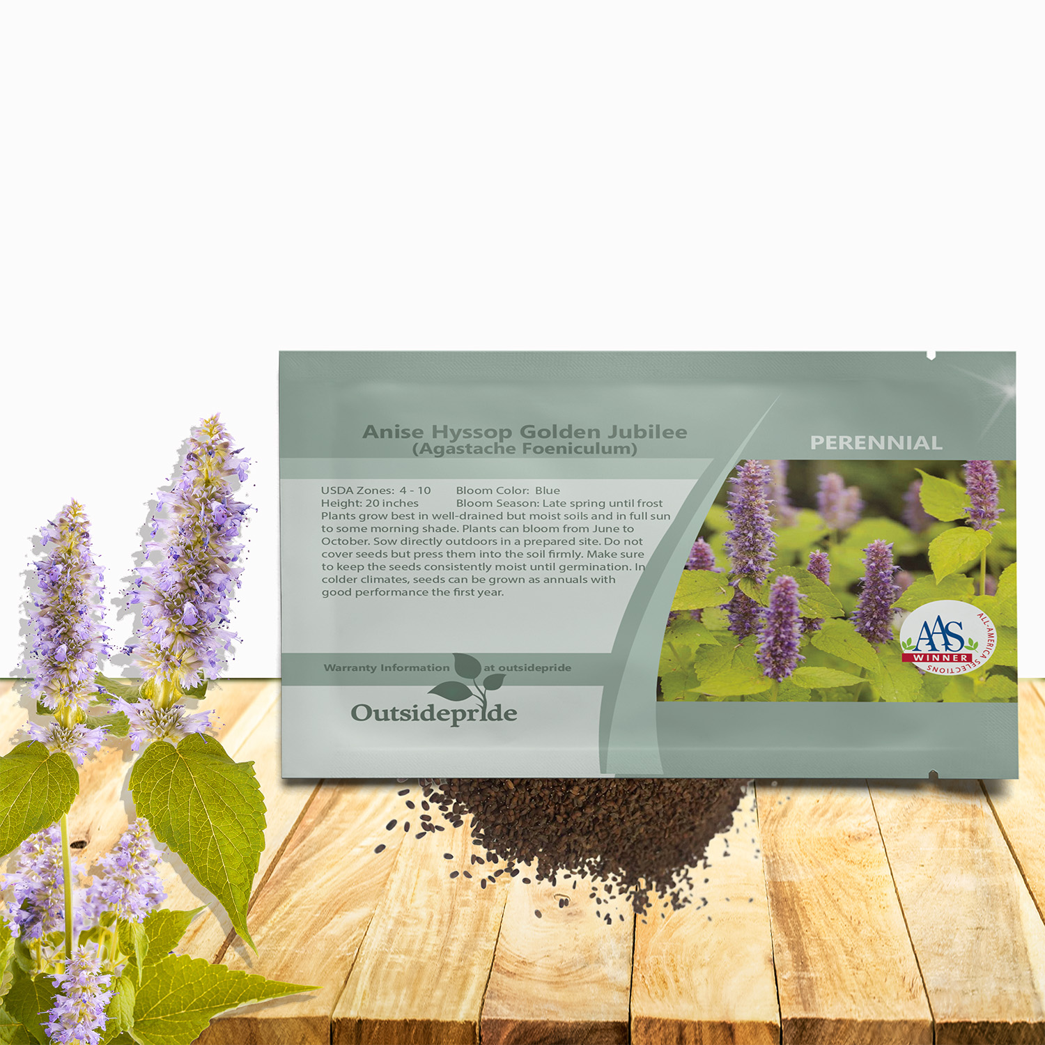 Agastache Golden Jubilee Seed Packet