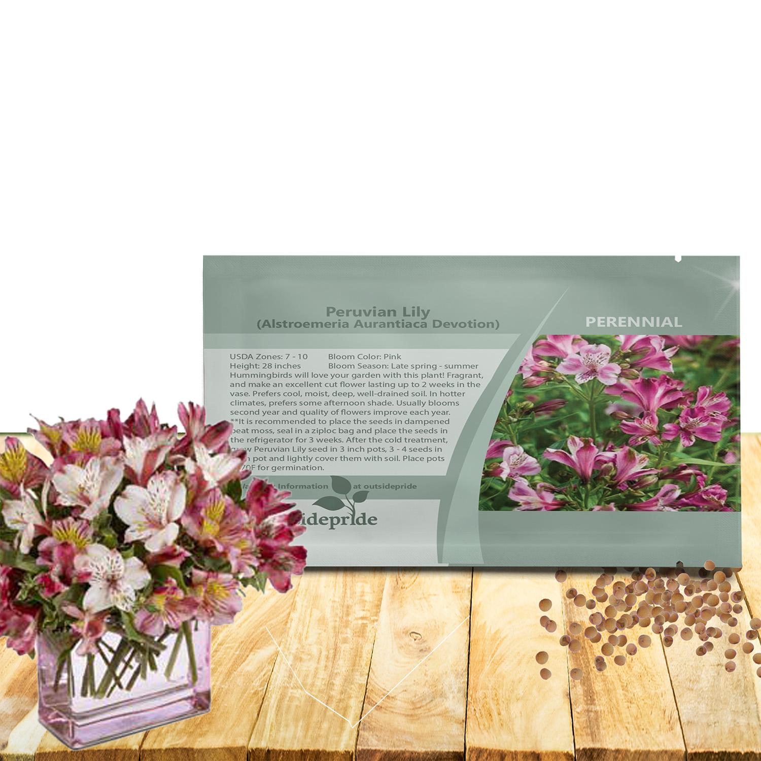 Alstroemeria Peruvian Lily Devotion Seeds For Planting