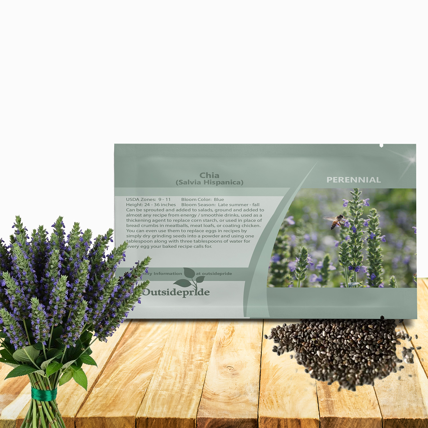 Perennial Chia Plant Seed Packet