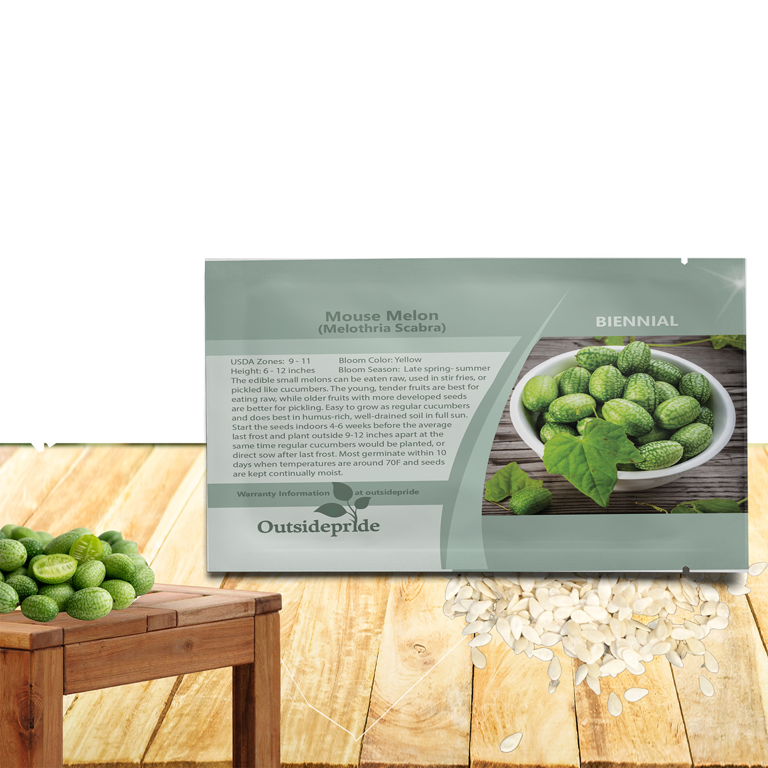 Mouse Melon Fruit Seed Packet
