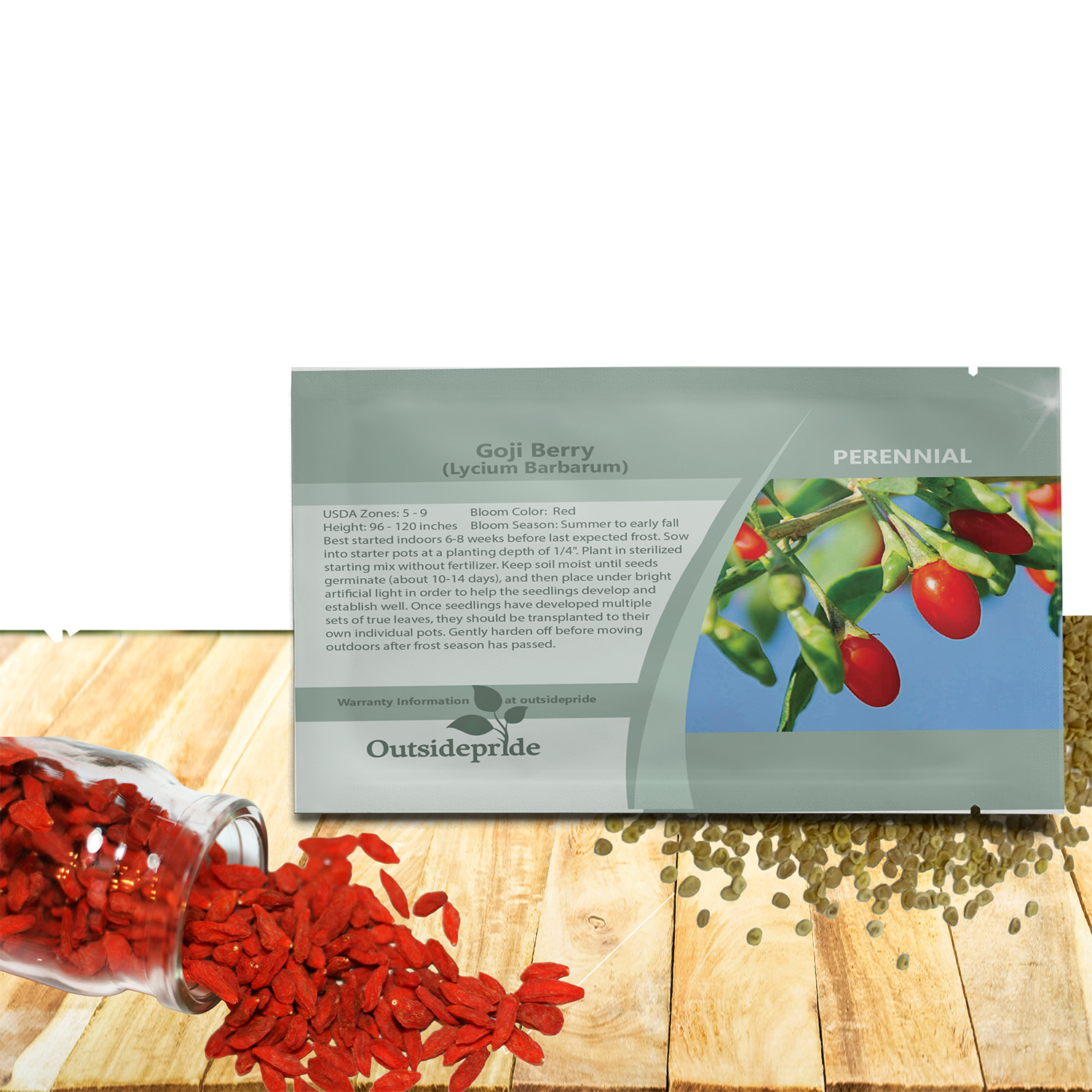 Goji Berry Fruit Seed Packet