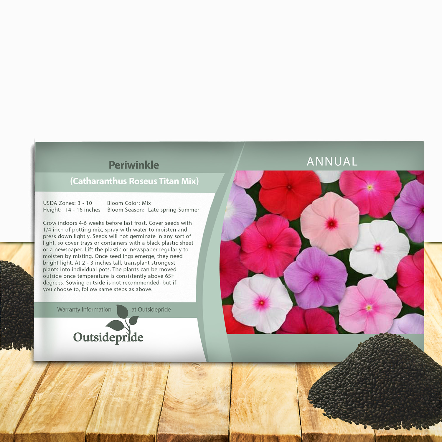 Periwinkle Titan Seed Packet