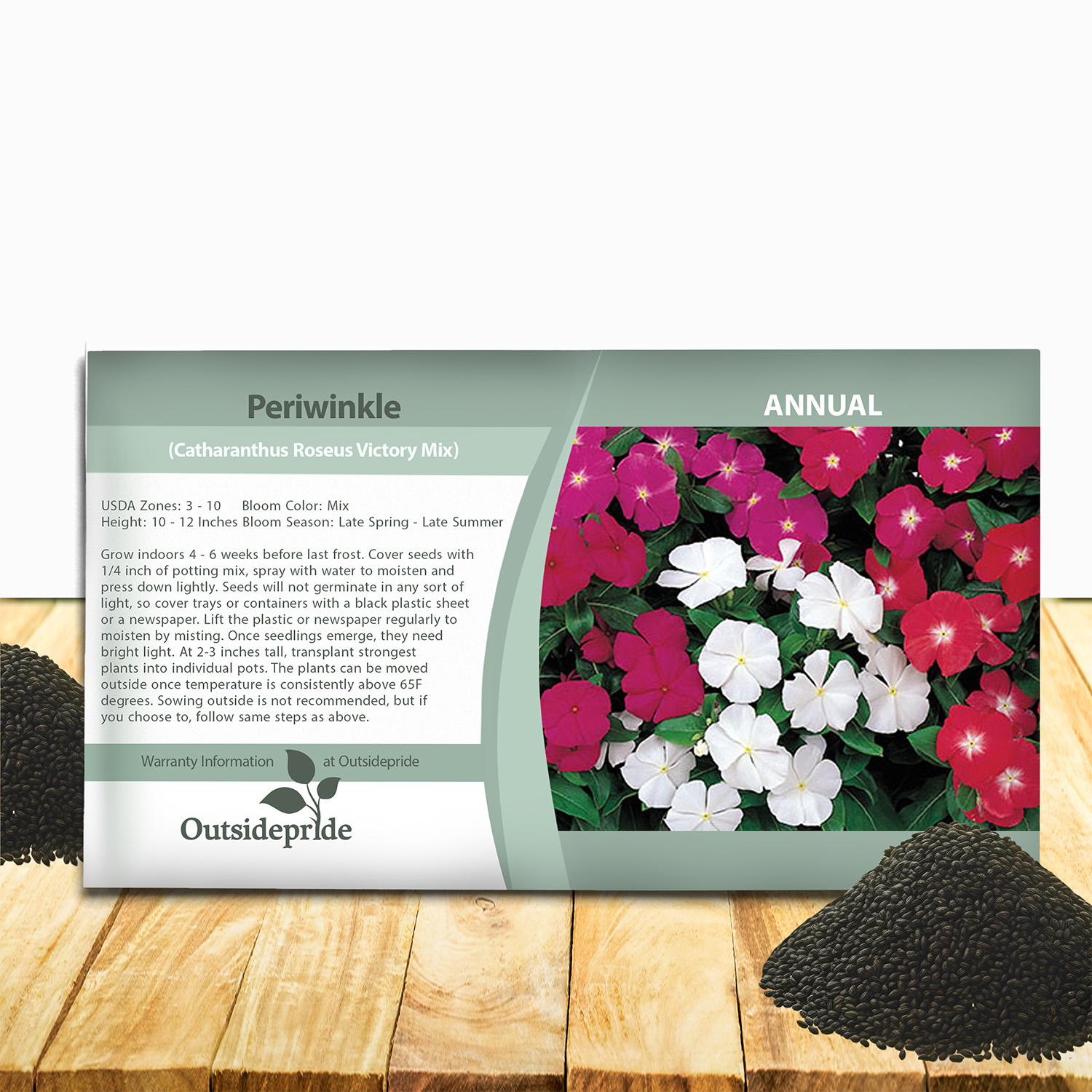 Vinca Victory Seed Packet Mix