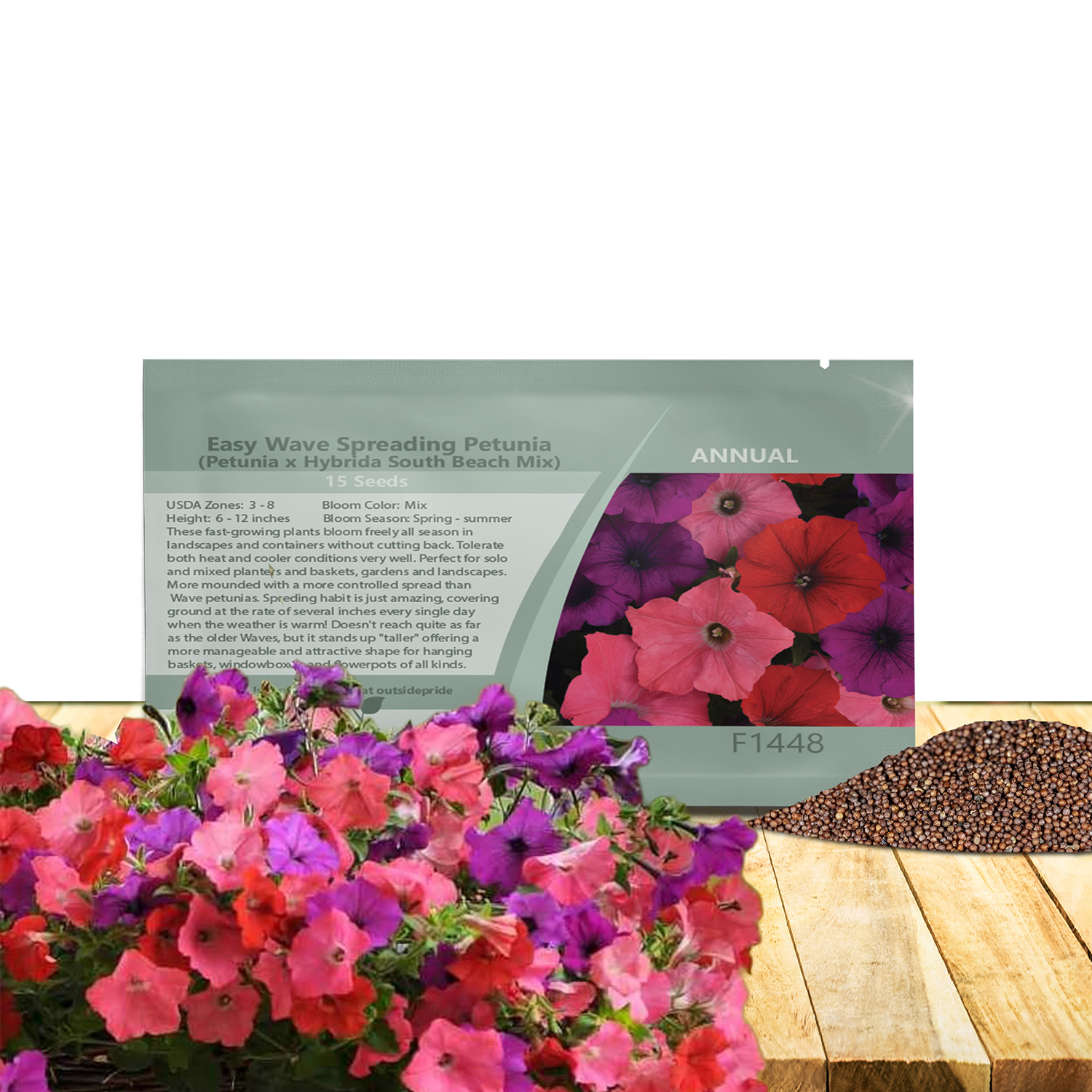 Easy Wave South Beach Petunia Seed Packet