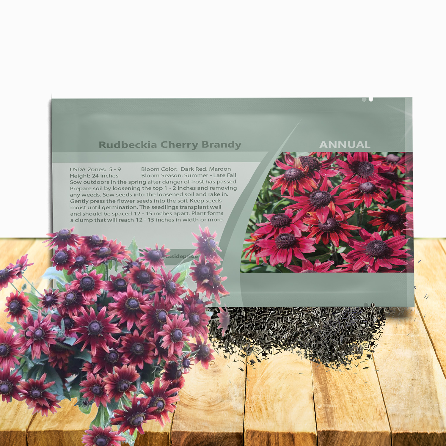 Rudbeckia Cherry Brandy Seed Packet