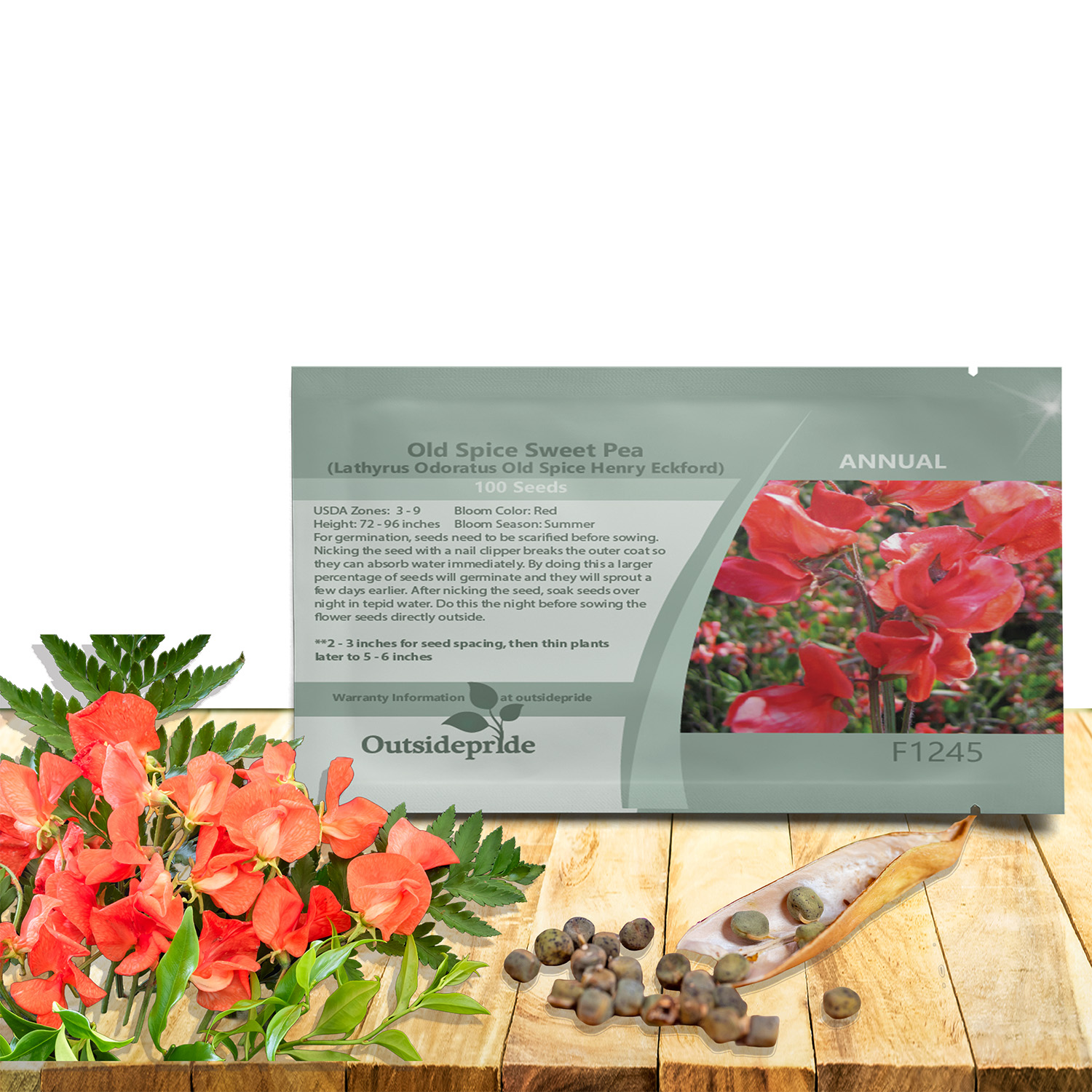 Sweet Peas Henry Eckford Seed Packet