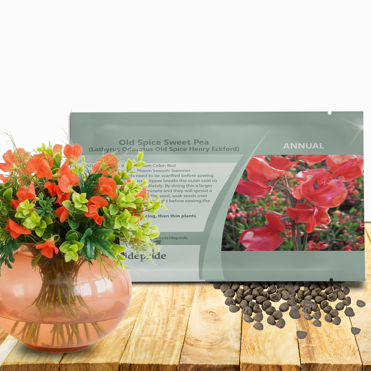 Sweet Peas Henry Eckford Seed Packet