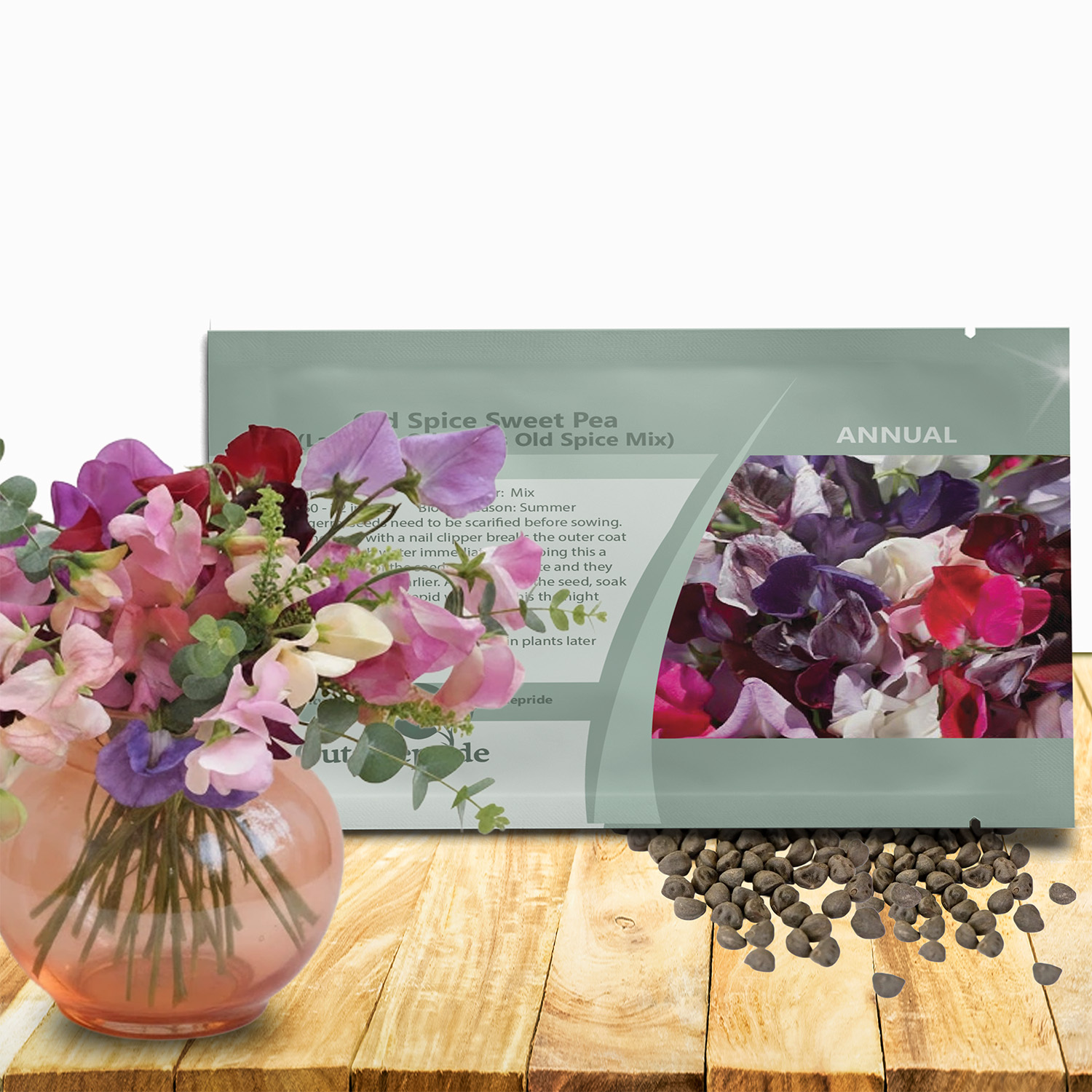 Sweet Pea Old Spice Mix Seed Packet