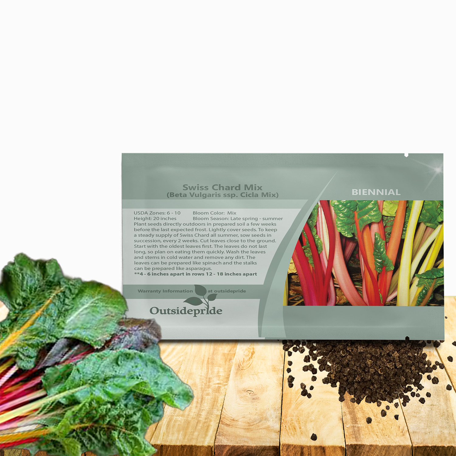 Swiss Chard Mix Seed Packet
