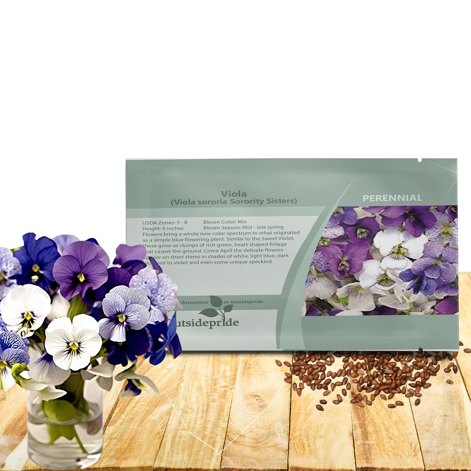 Viola Sorority Sisters Seed Packet