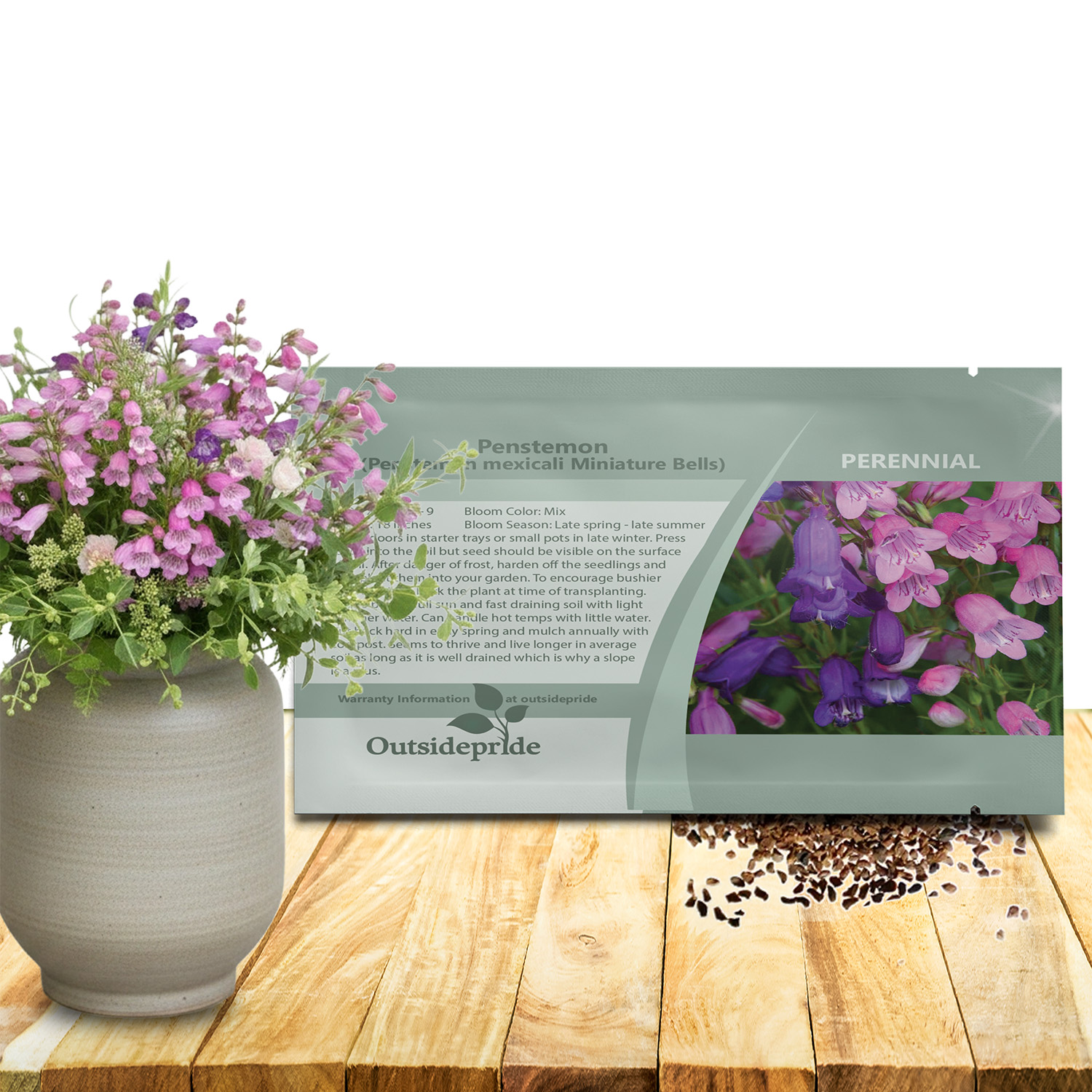 Penstemon Miniature Bells Seed Packet