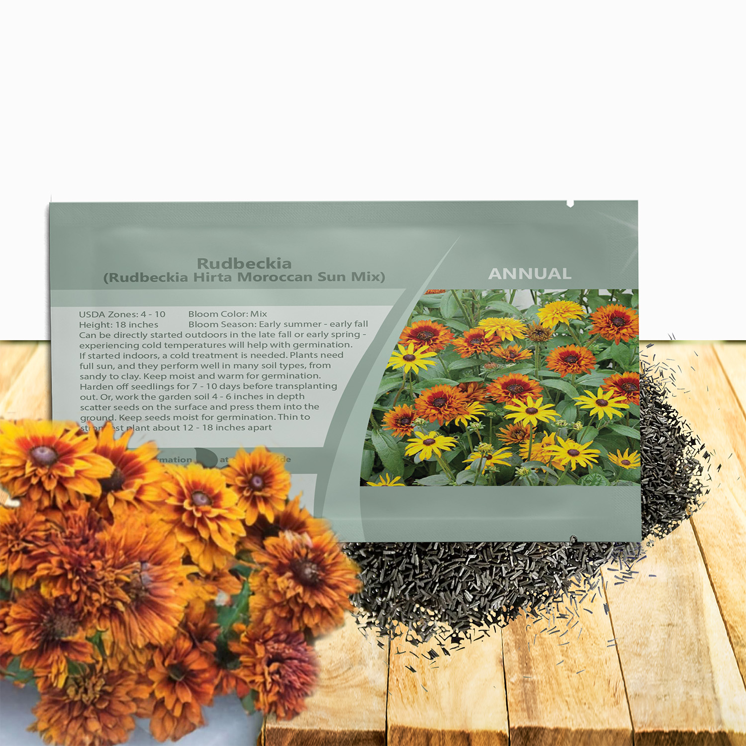 Rudbeckia Moroccan Sun Seed Packet