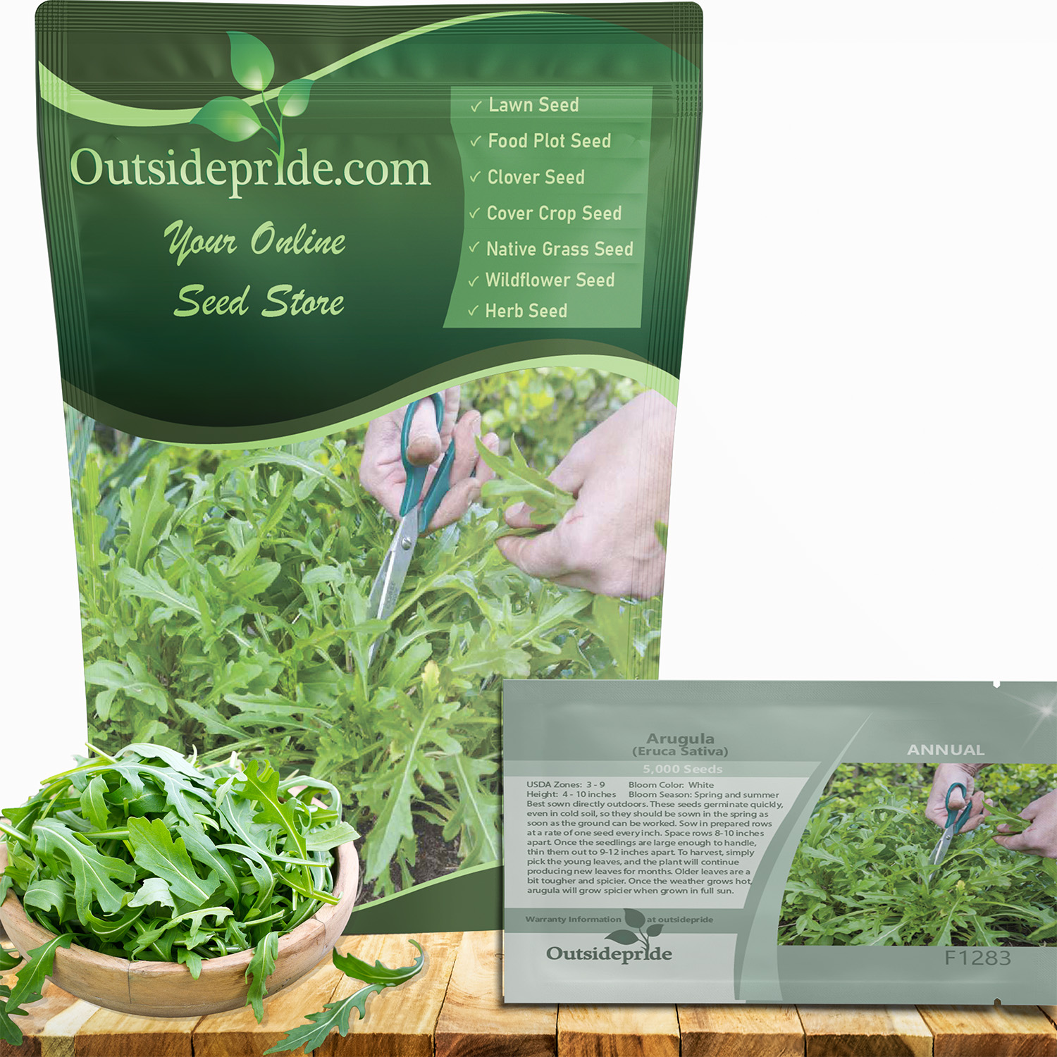 Arugula Herb Seed Packet
