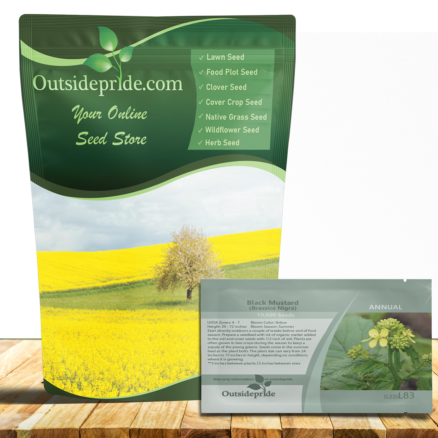 Black Mustard Seed Packet
