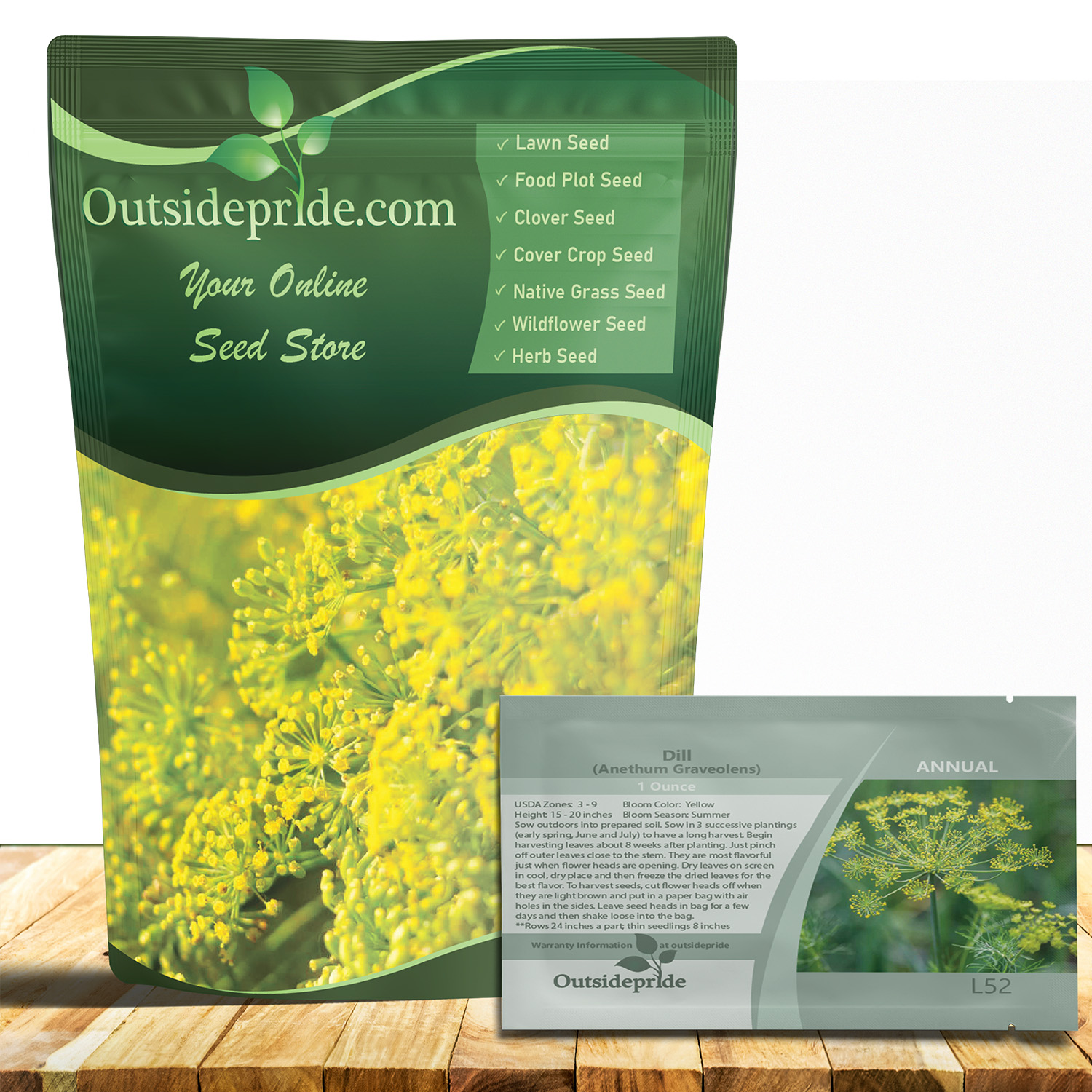 Dill Herb Bulk Seed Bag