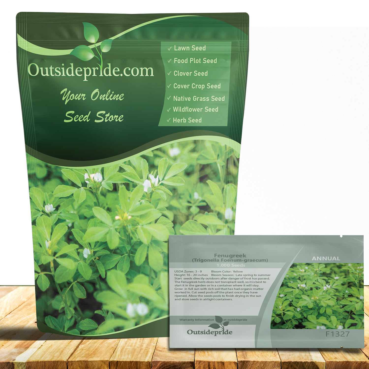 Fenugreek Herb Seed Packet