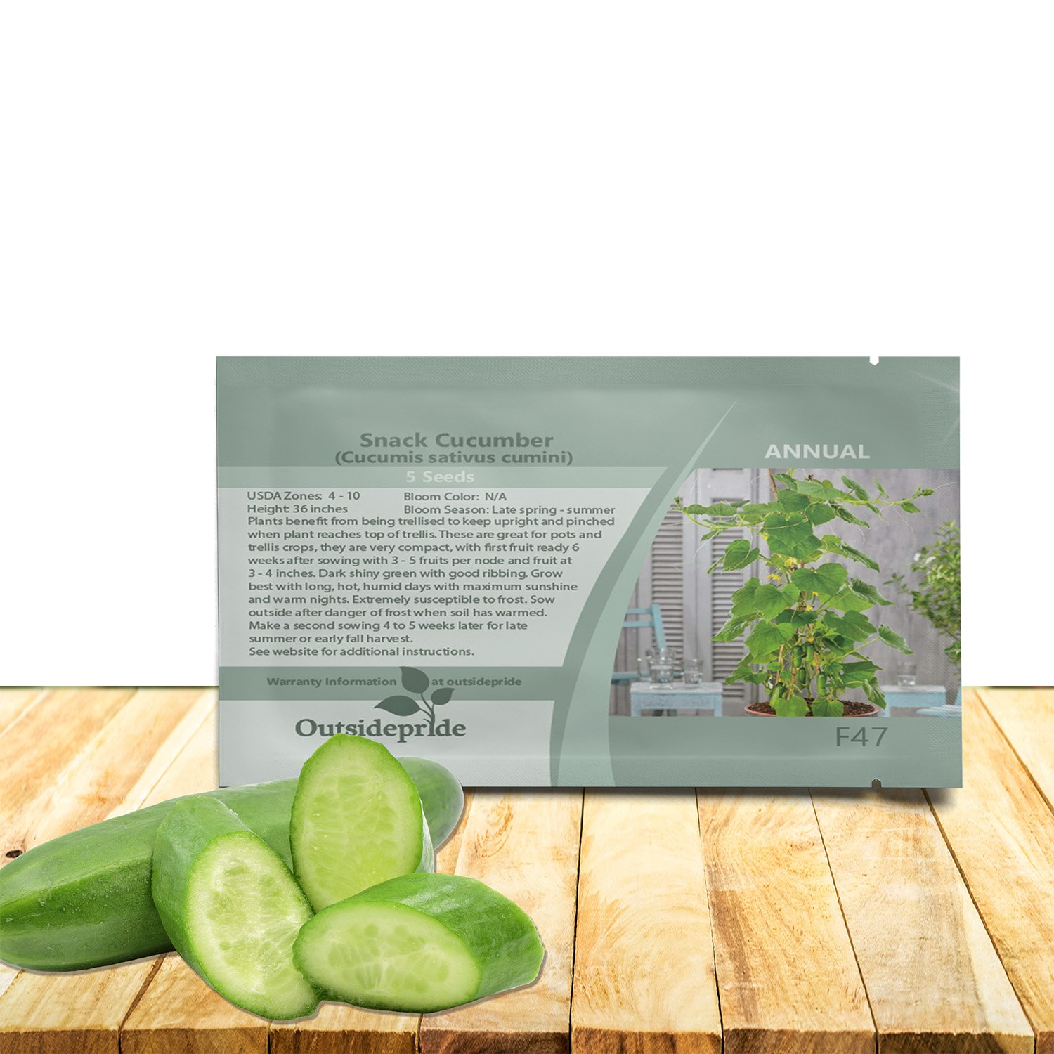 Cucumber Snack Seed Packet