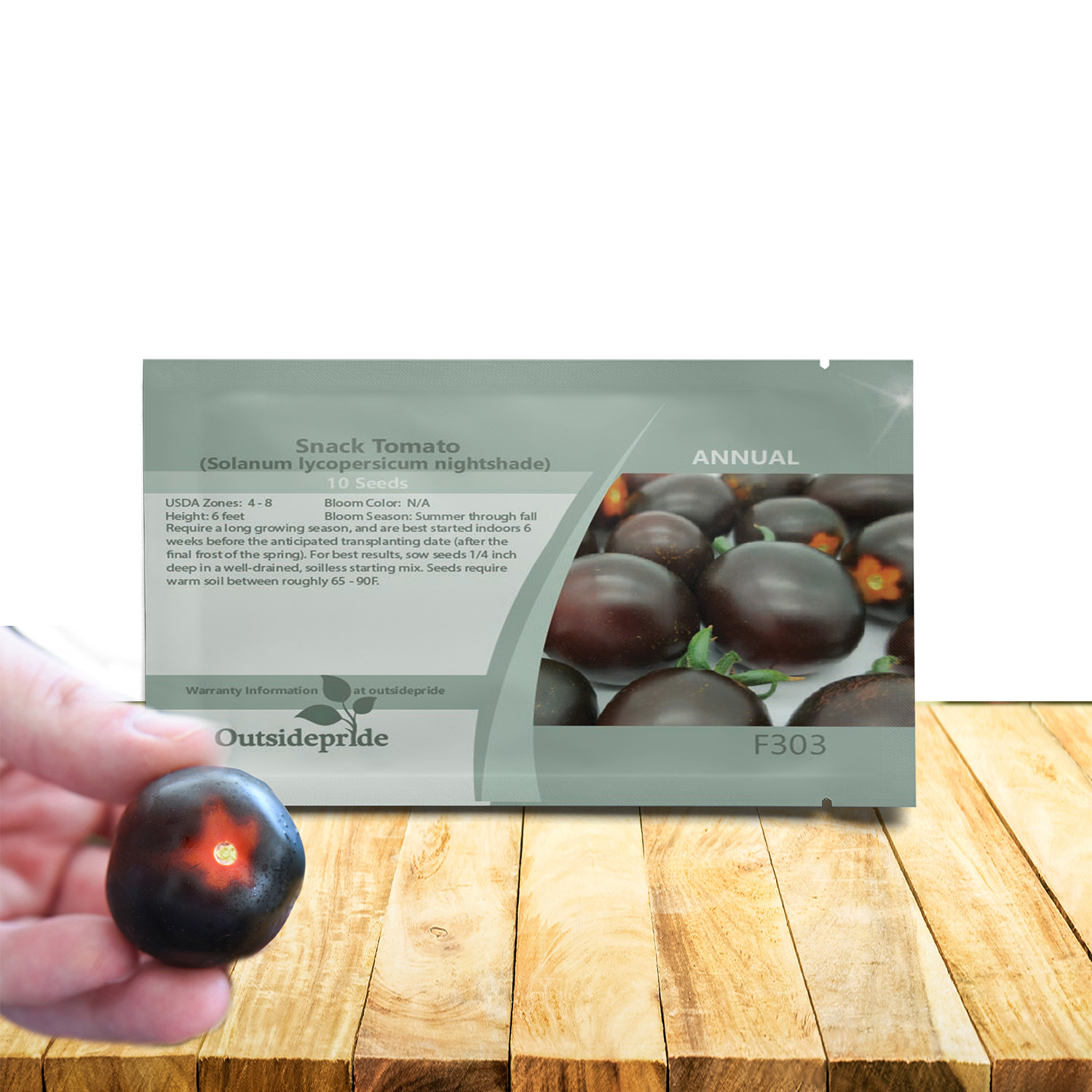 Snack Nightshade Tomato Seed Packet