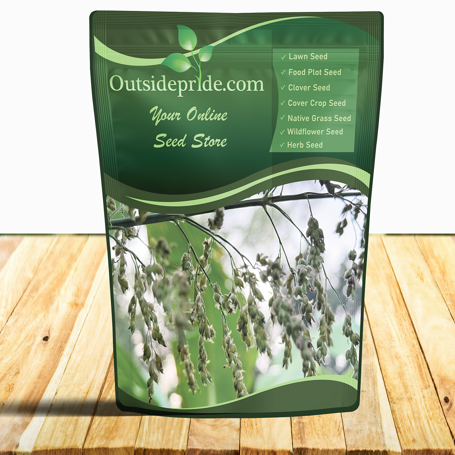 Weeping Lovegrass Seed Bag
