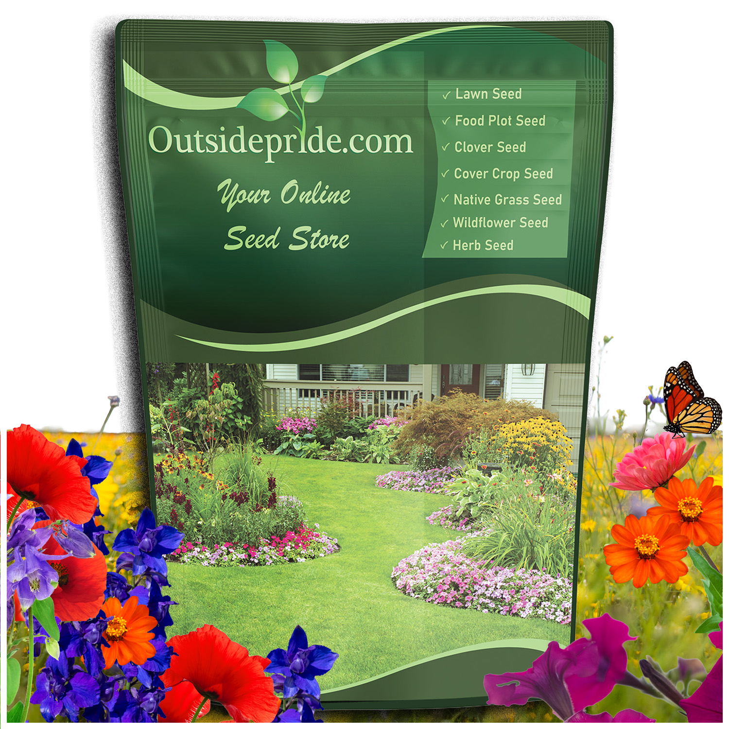Attracting Wildflower Seed Bag