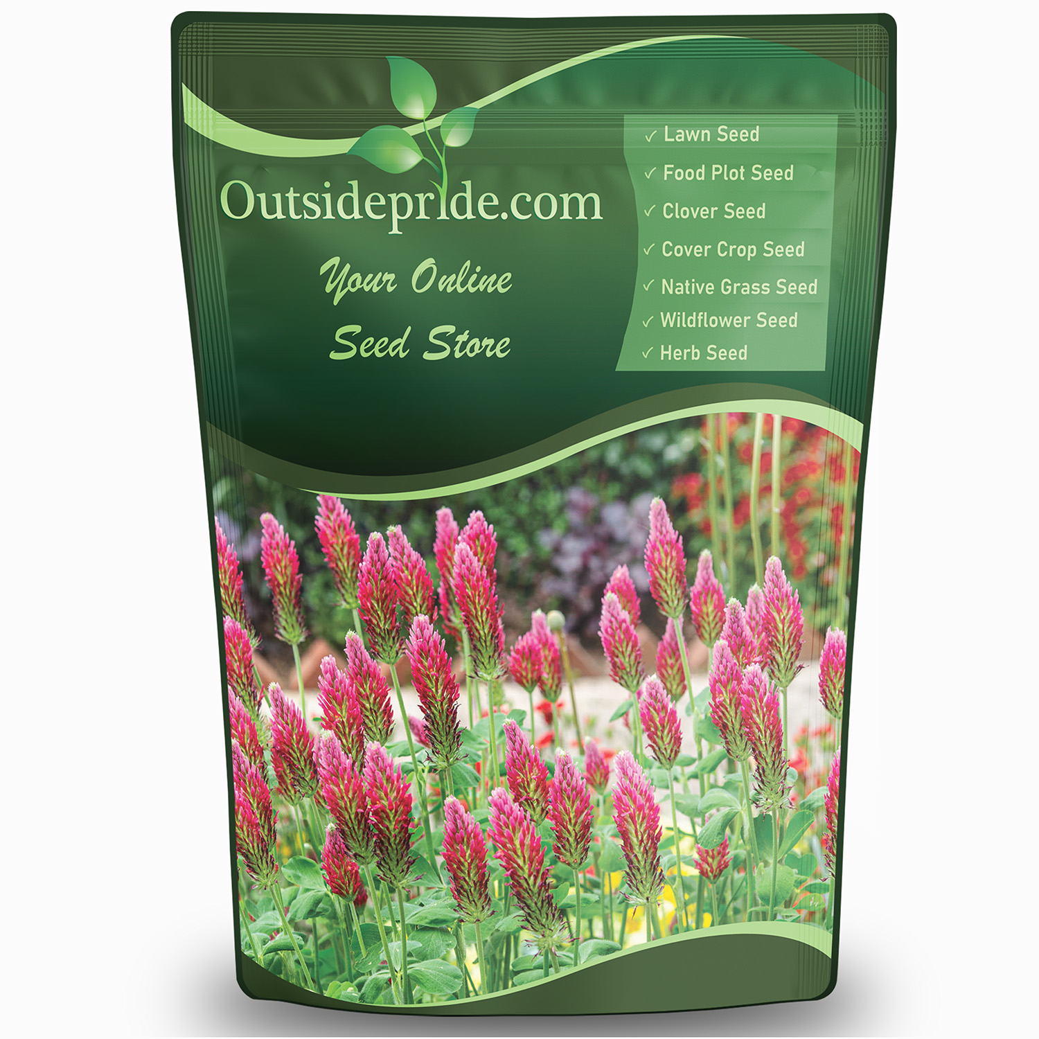 Crimson Clover Bulk Seed Bag