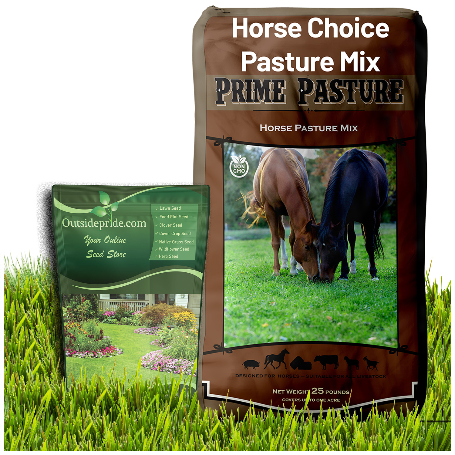 Horse Pasture Seed Bag