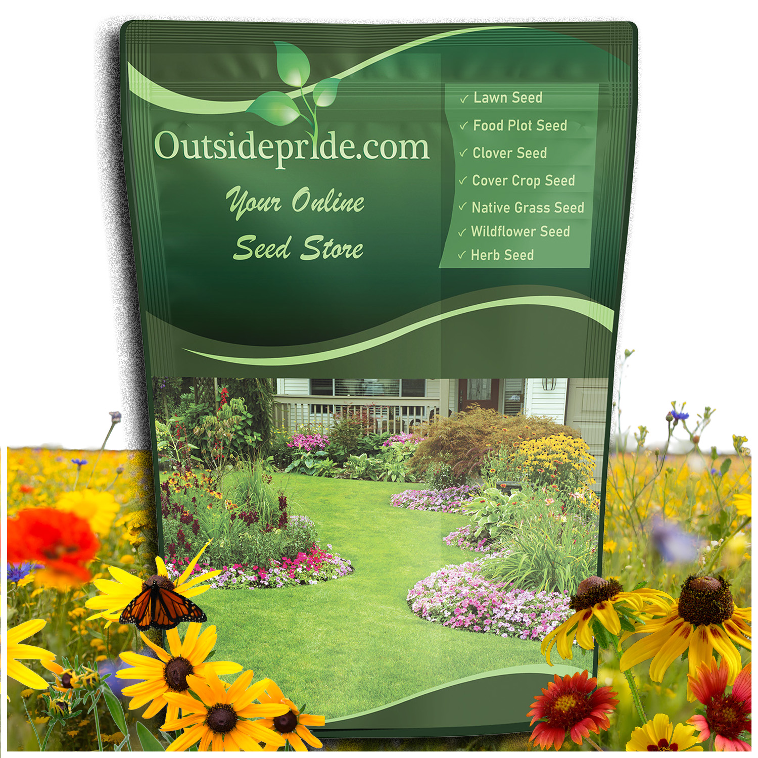 Midwest Wildflowers Seed Bag