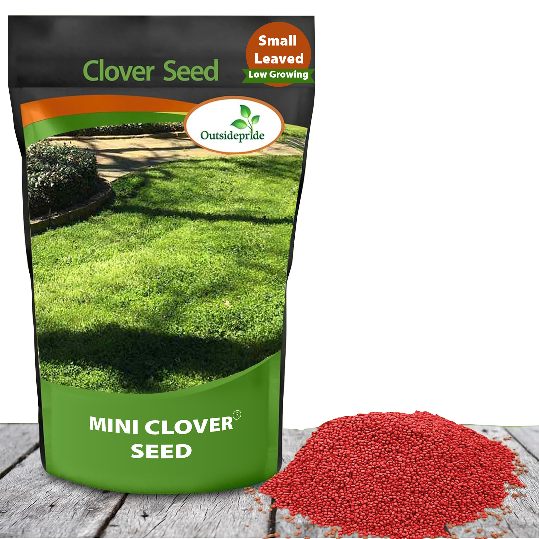 Feeders Outdoors 1/2 Lb White Dutch Clover Seed - Coated & Inoculated For Lawns & Bees