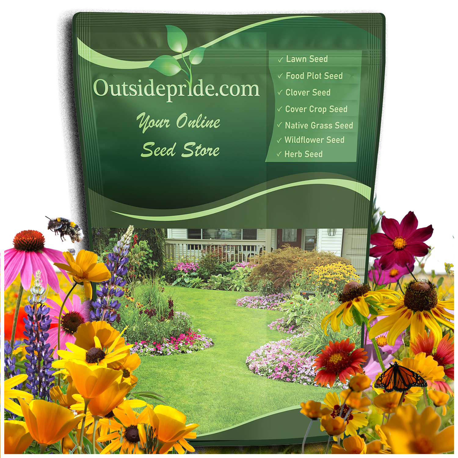 Pollinator Wild Flowers Seed Bag