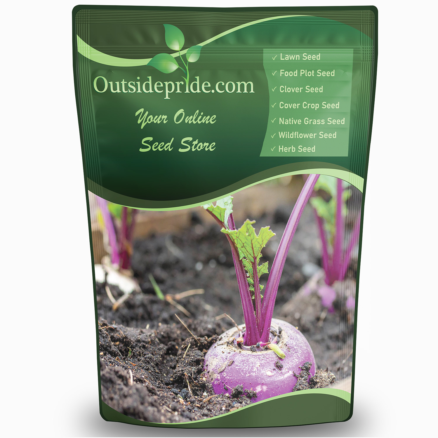 Purple Top Turnip Seed Bag
