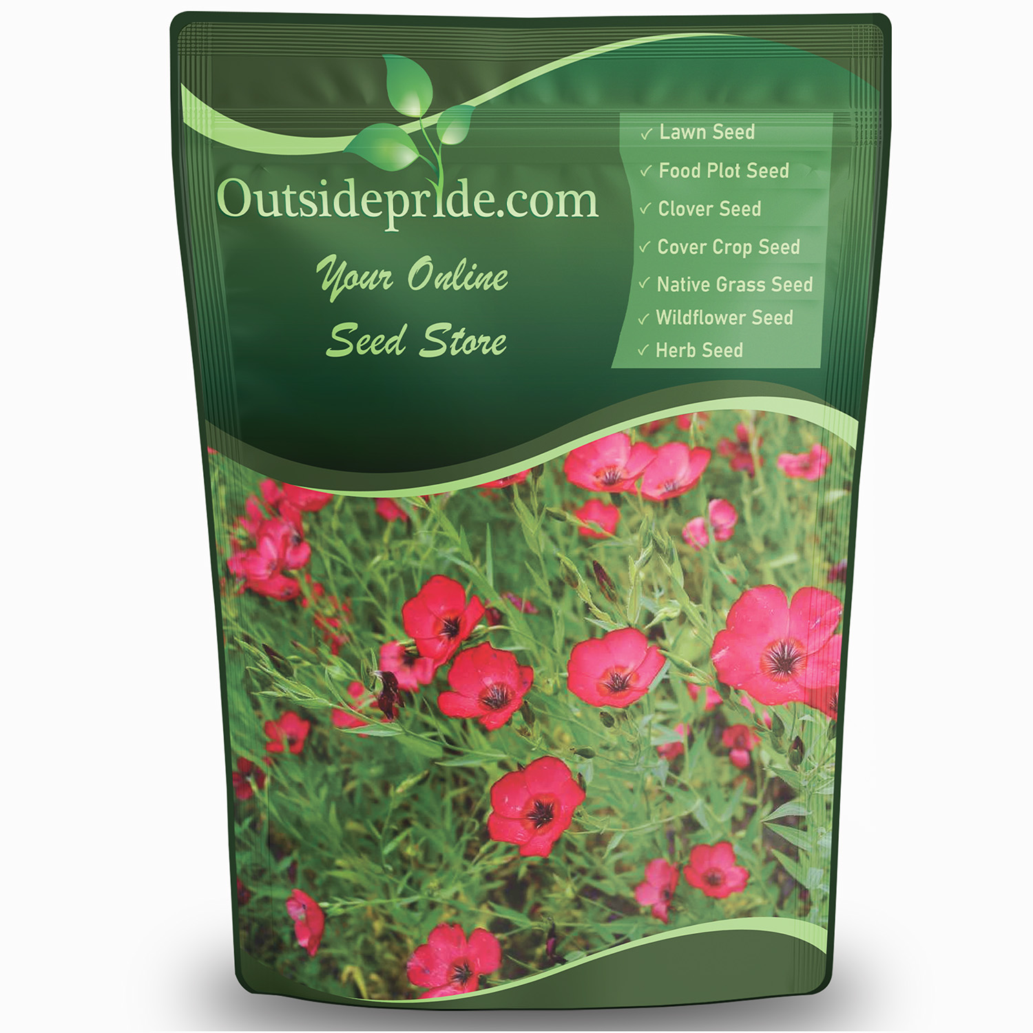 Annual Scarlet Flax Seed Packet