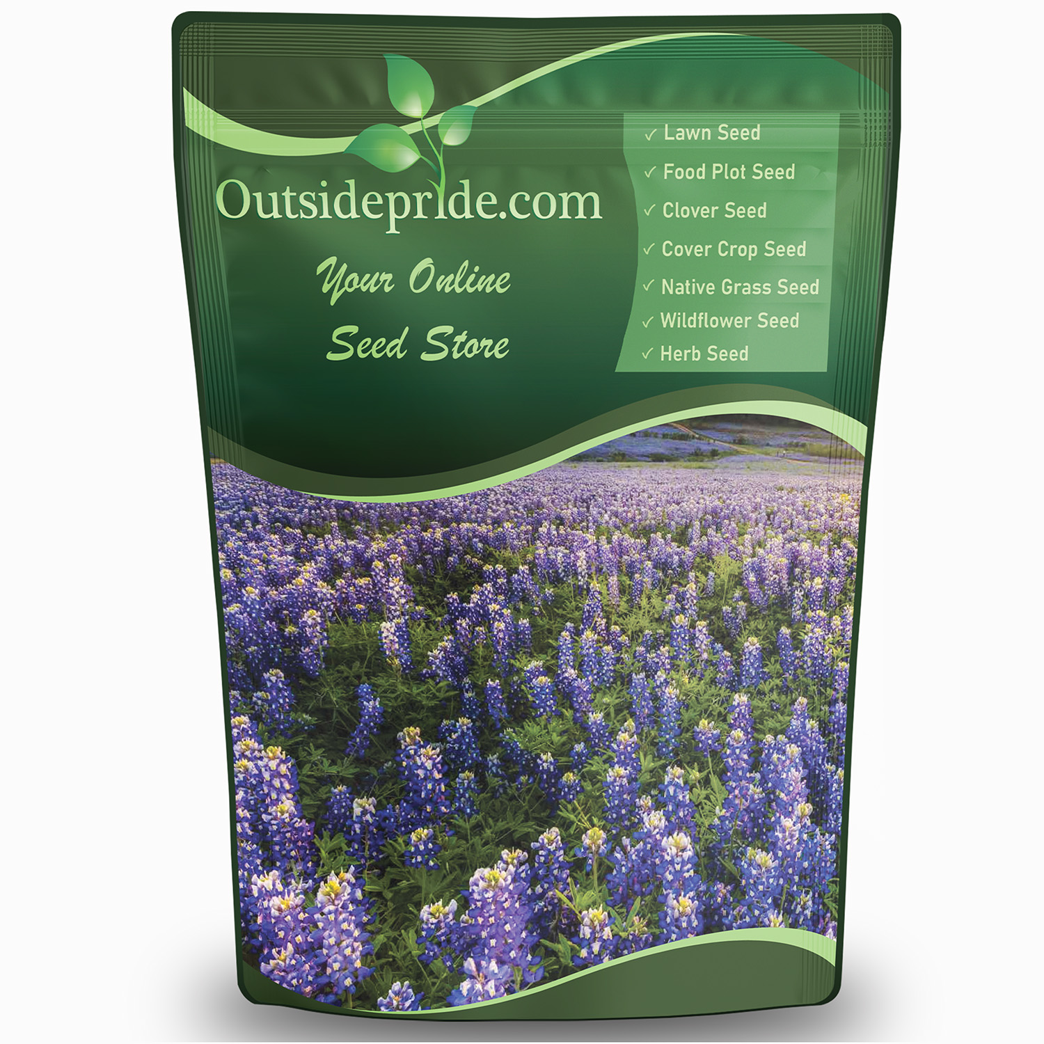 Perennial Texas Bluebonnet Seed Bag