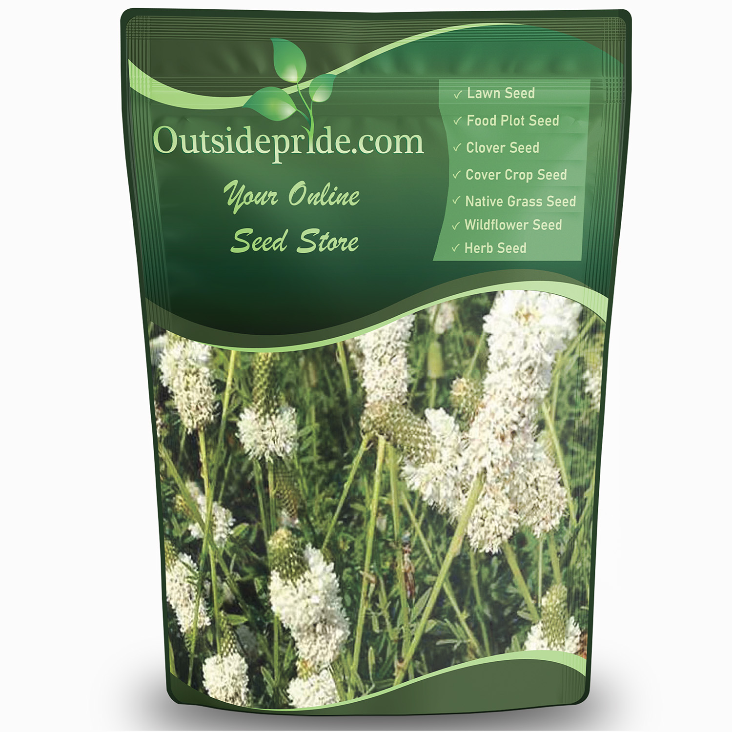 White Prairie Clover Bulk Seed Bag
