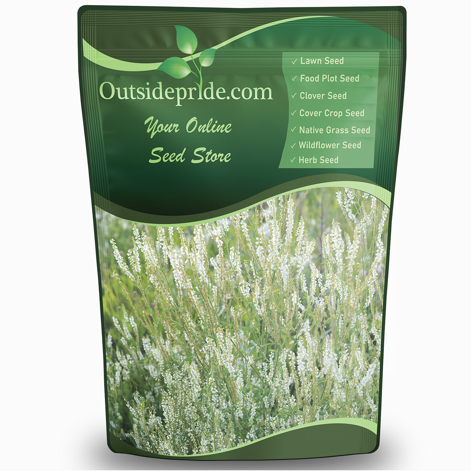 White Sweet Clover Bulk Seed Bag