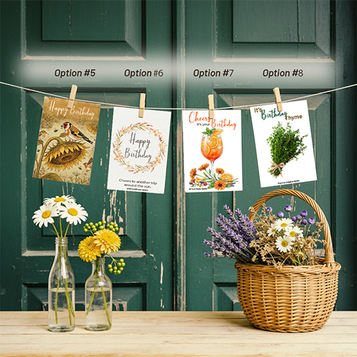 Birthday Seed Packet Favor More Options