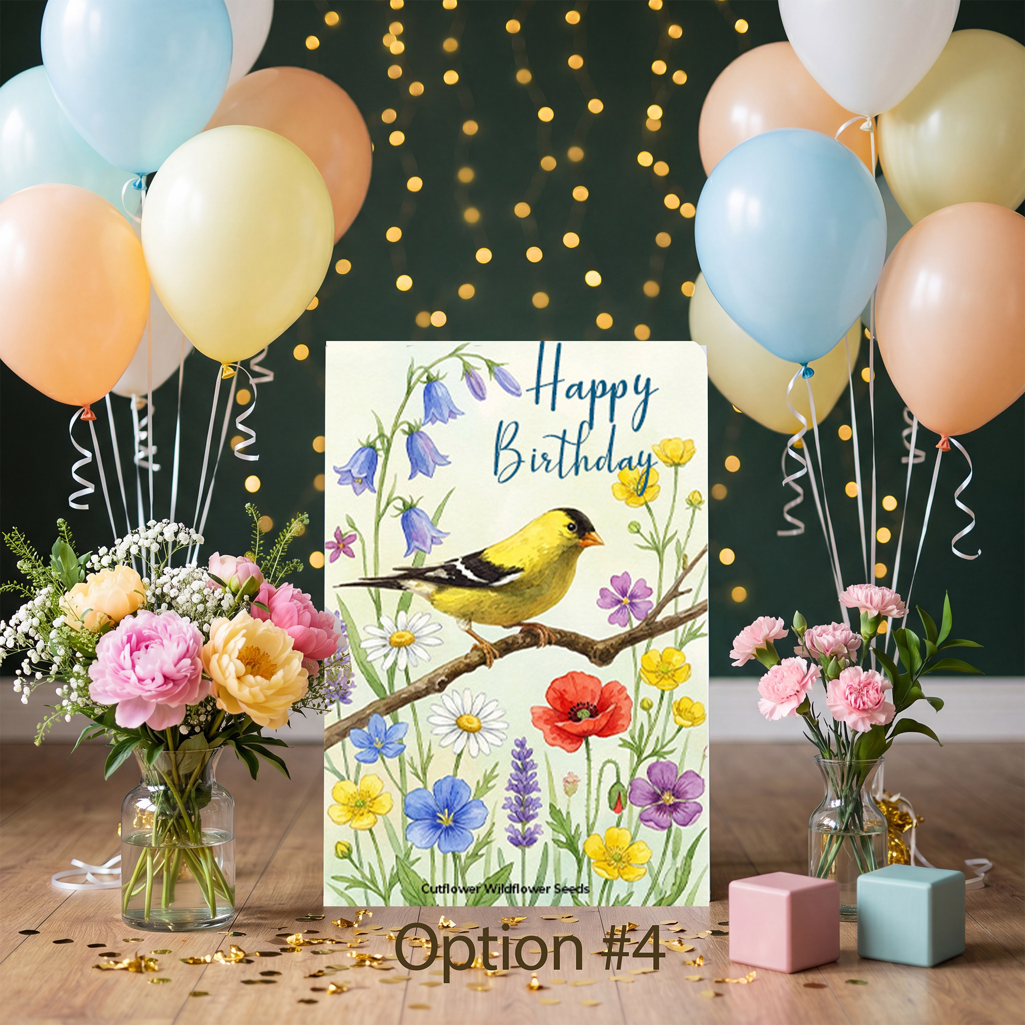 Birthday Seed Packet Favor Option 4