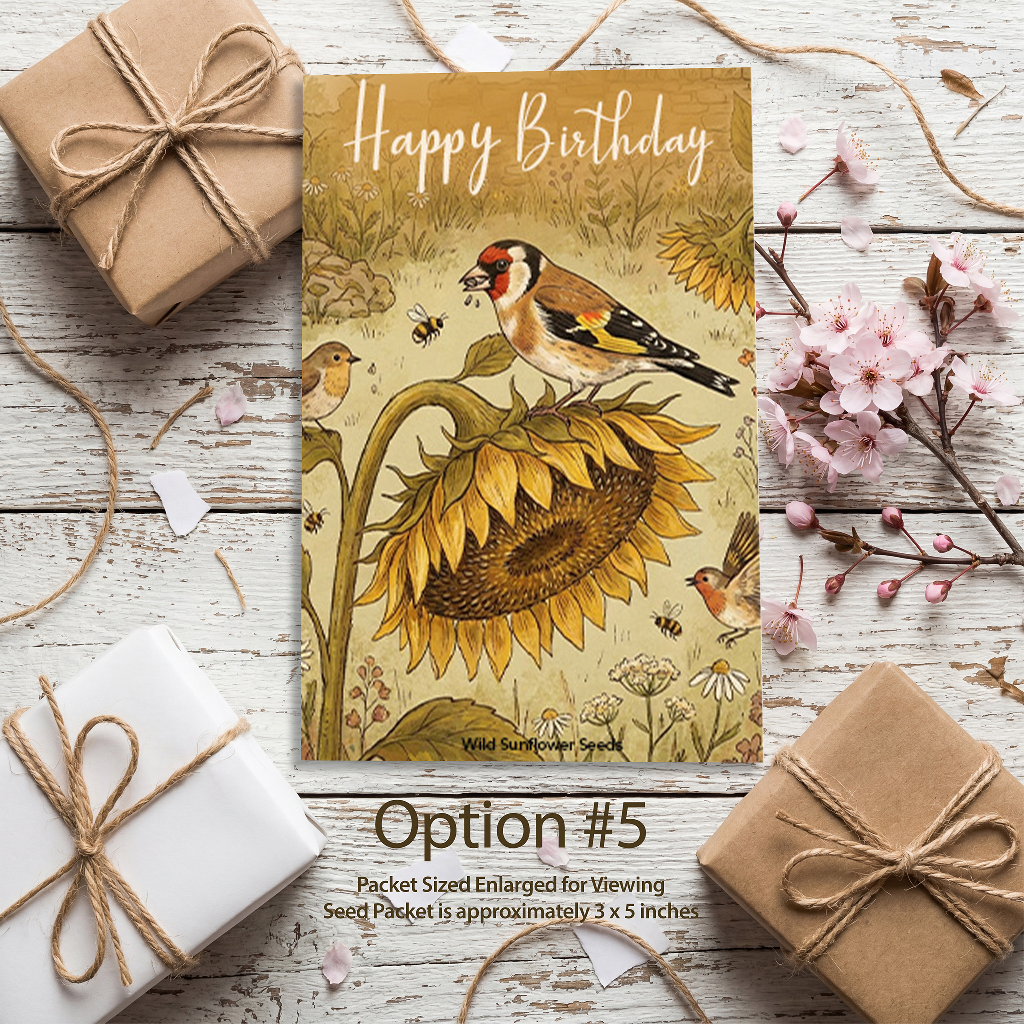 Birthday Seed Packet Favor Option 5