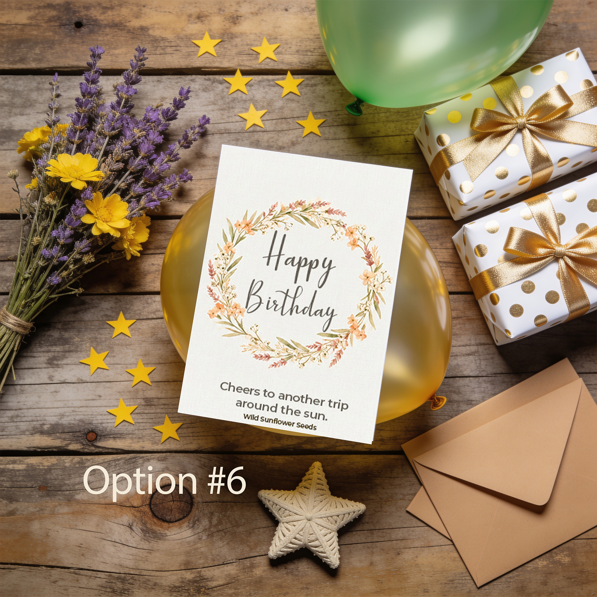 Birthday Seed Packet Favor Option 6