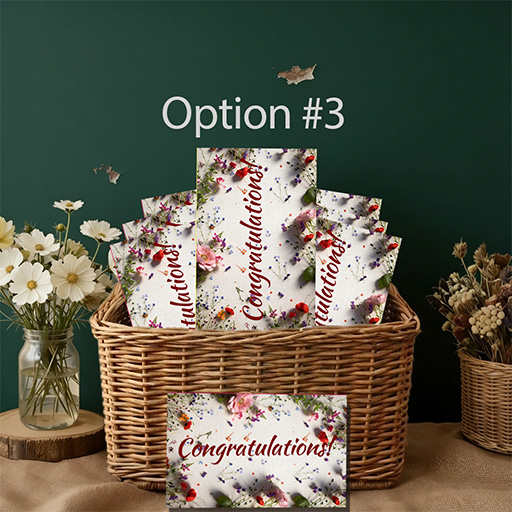 Congratulations Seed Packet Favor Option 3