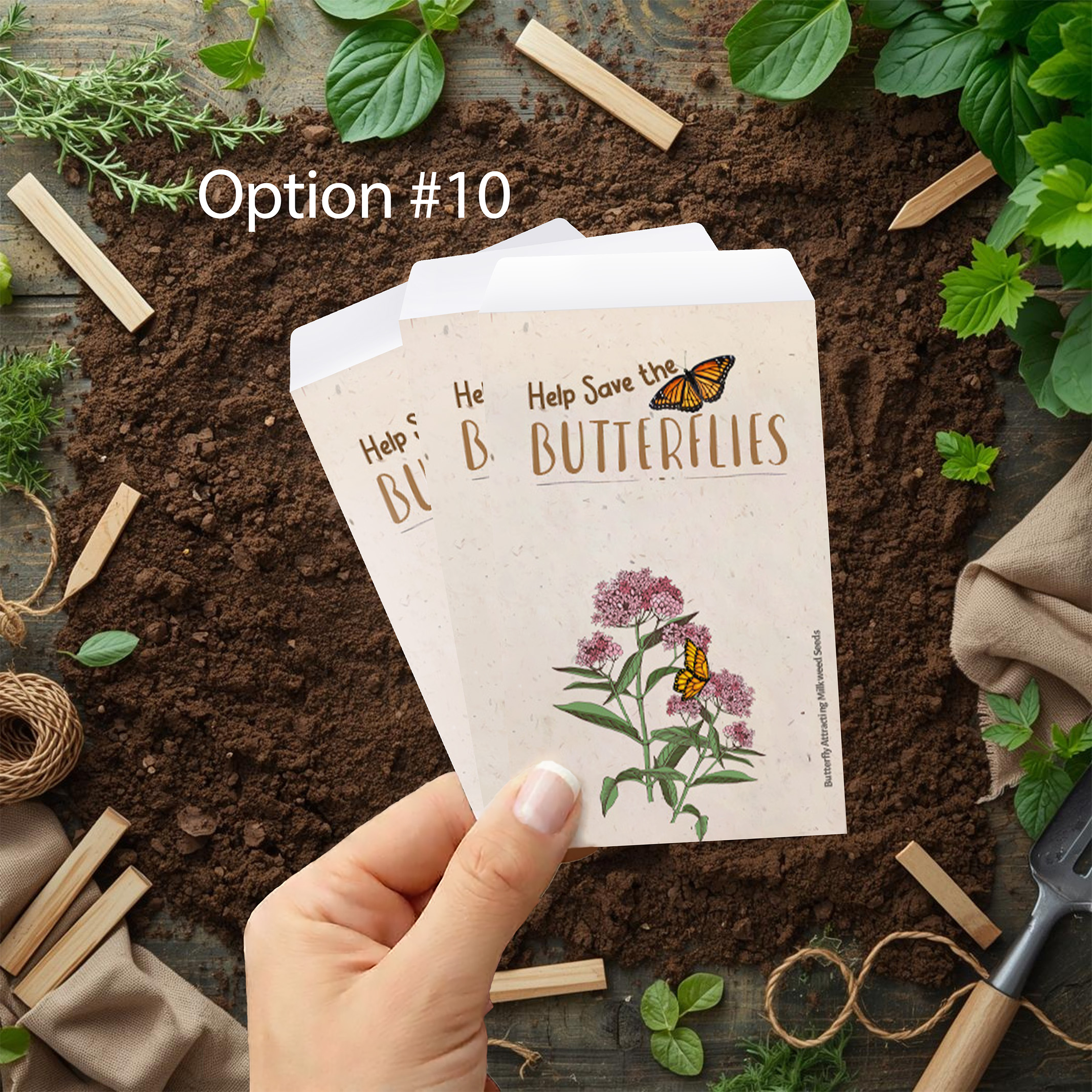 Earth Day Seed Packet Favor Option 10