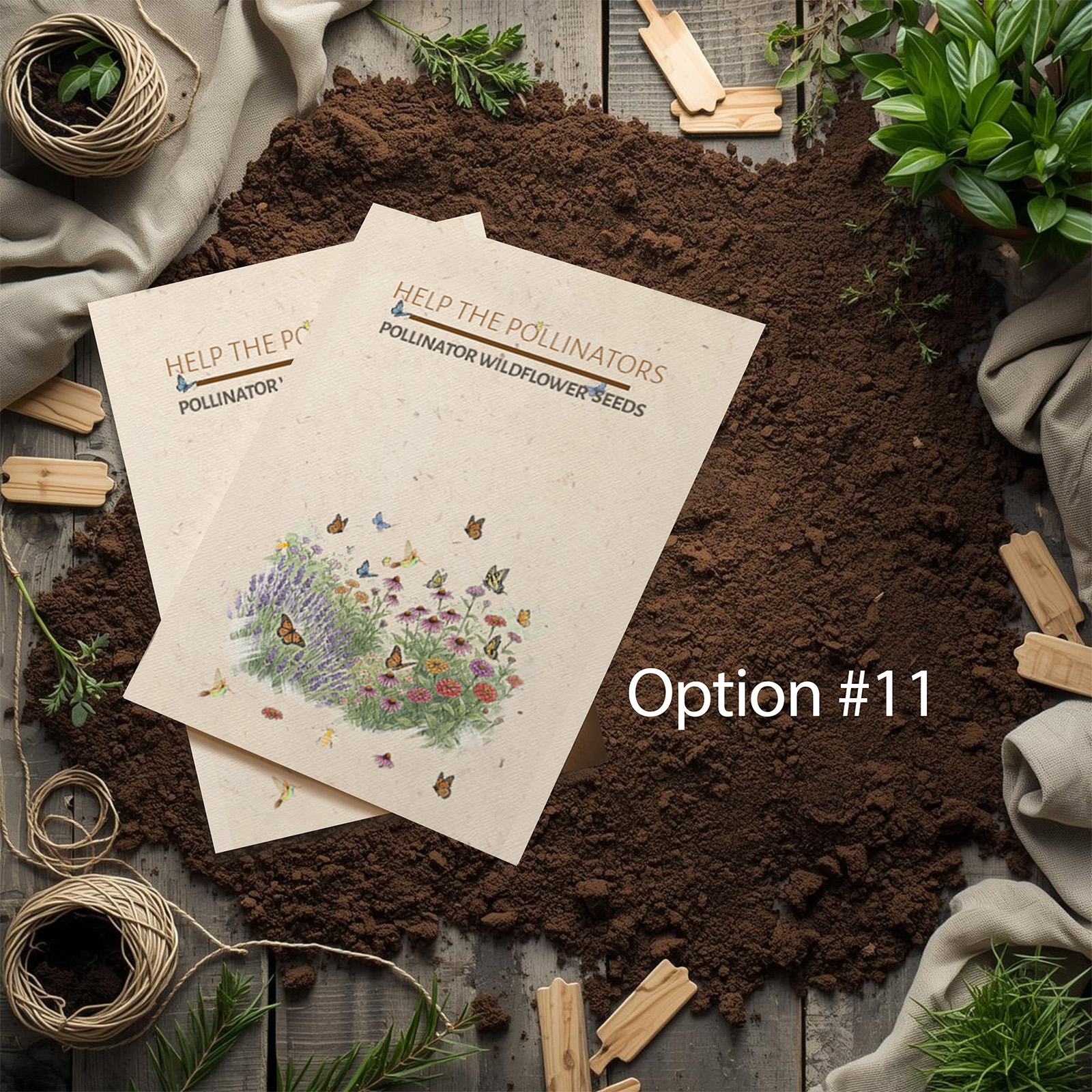 Earth Day Seed Packet Favor Option 11